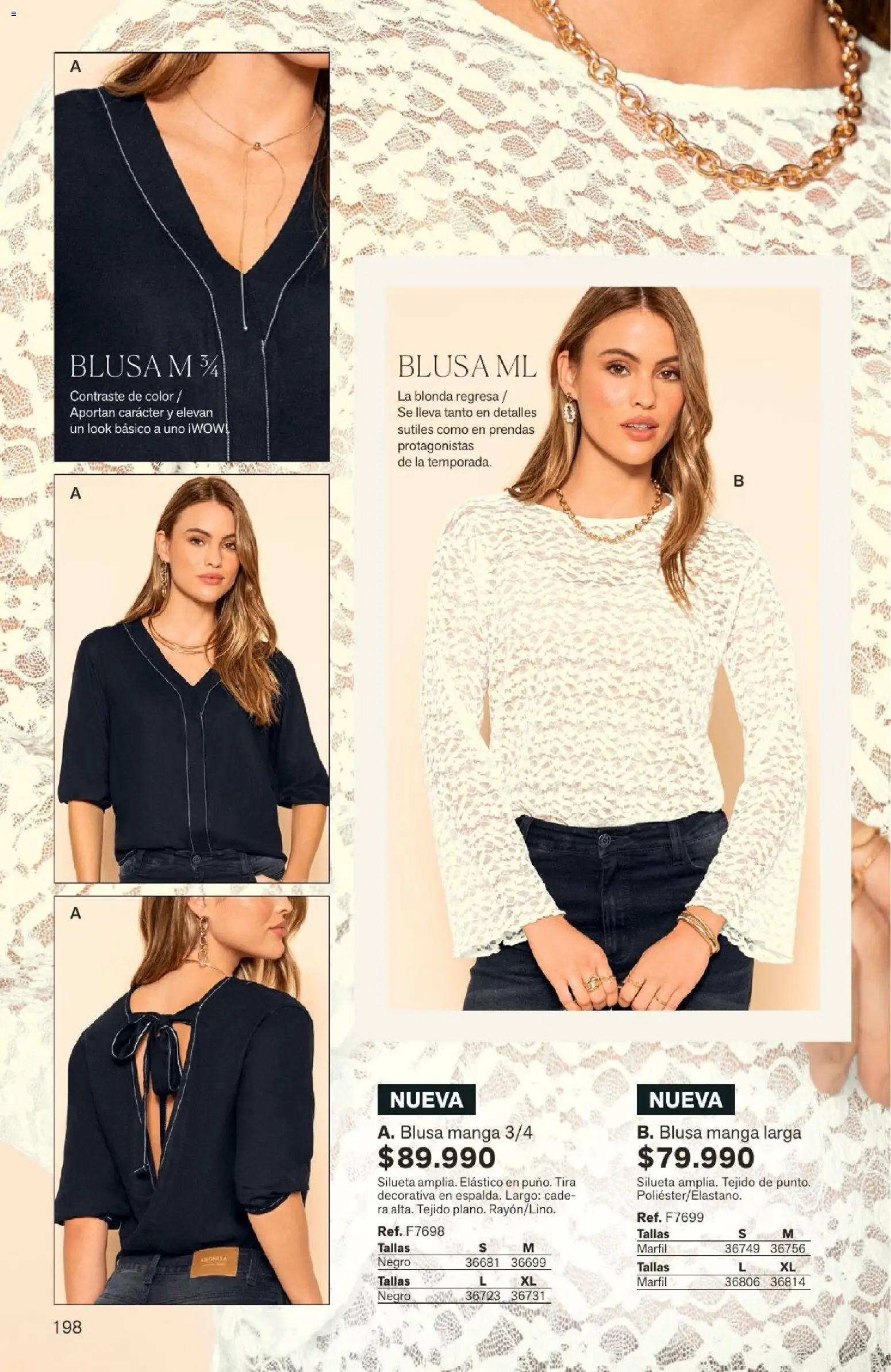 Leonisa revista - valida desde el 04/08/2026 | Página: 198 | Productos: Blusa