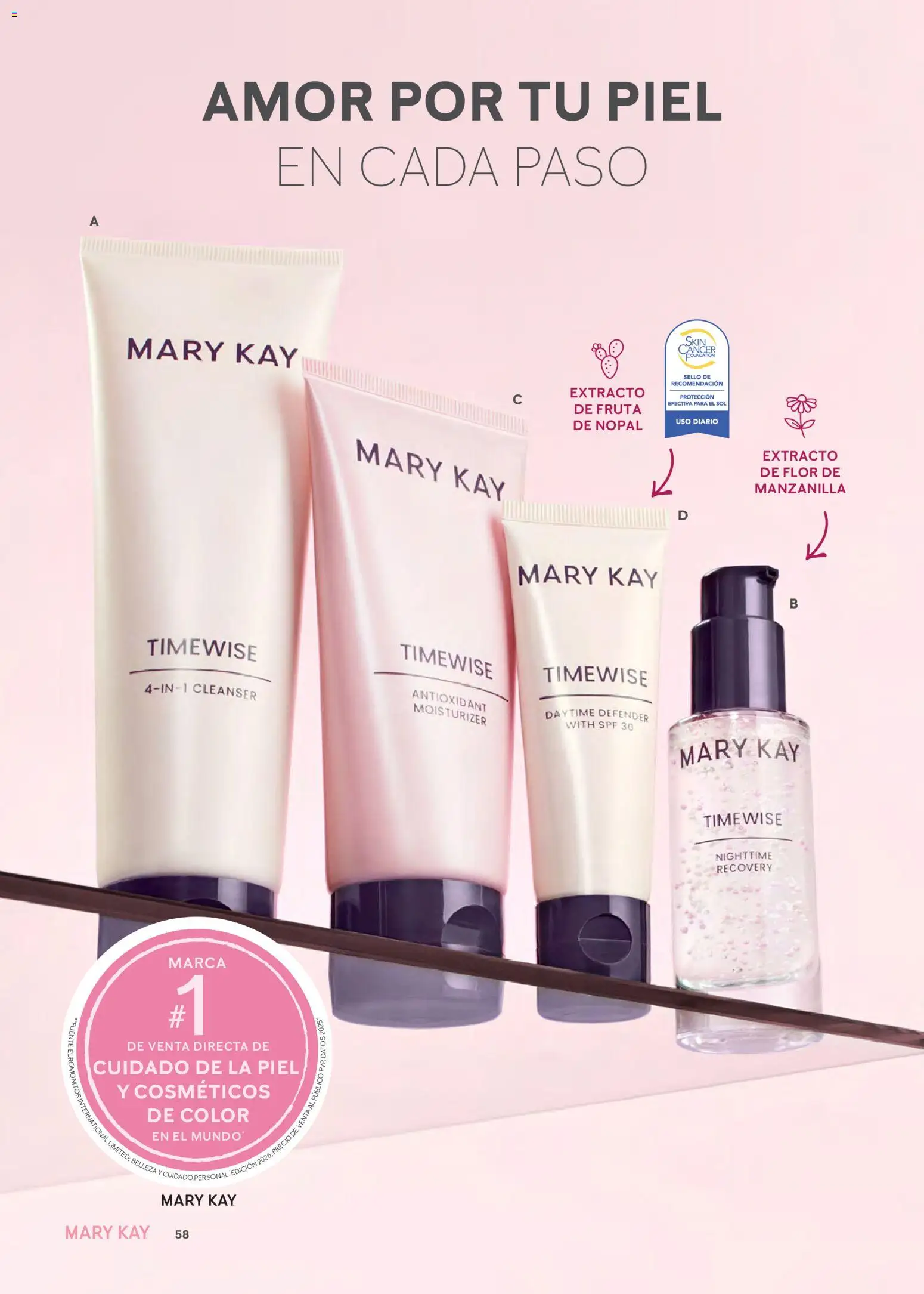 Nuevas ofertas de Mary Kay válidas en toda la República Mexicana desde el 01/07/2026. ¡Encuentra las mejores ofertas en Catálogo Mary Kay Julio Agosto 2026! | Página: 58 | Productos: Fuente