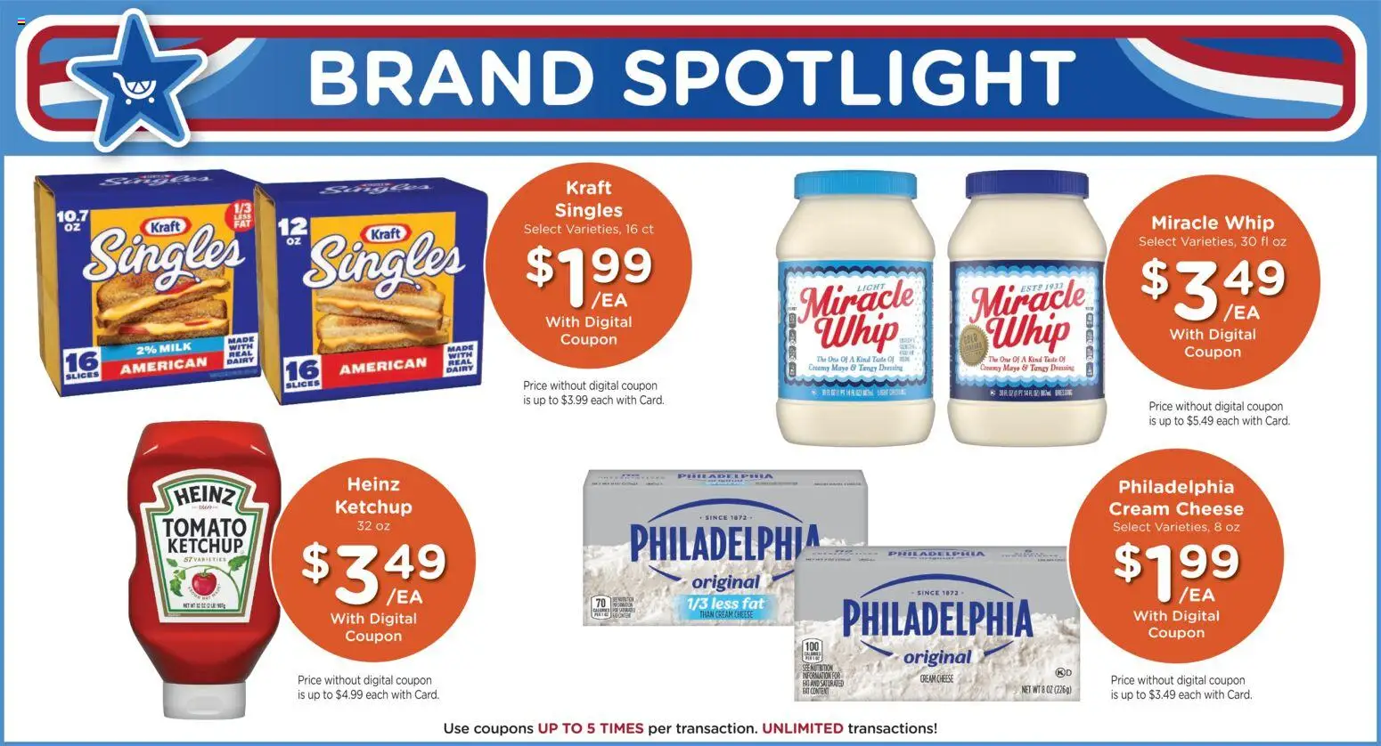 Fry's Food Weekly Ad - valid from 07/01/2026 | Page: 6 | Products: Milk, Cheese, Ketchup, Cream