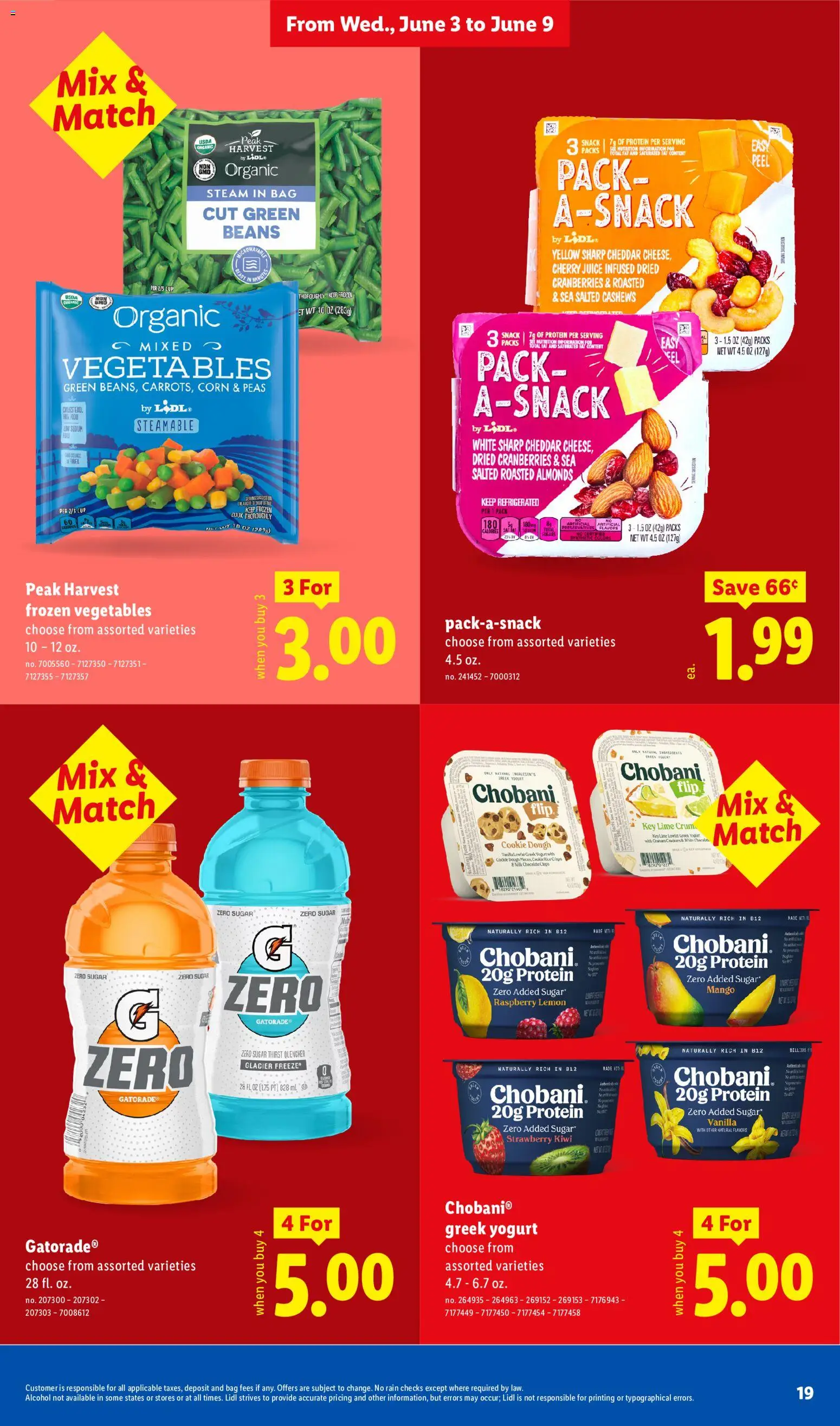 Lidl Weekly Ad - valid from 03.06.2026 | Page: 19 | Products: Corn, Chocolate, Mango, Lime