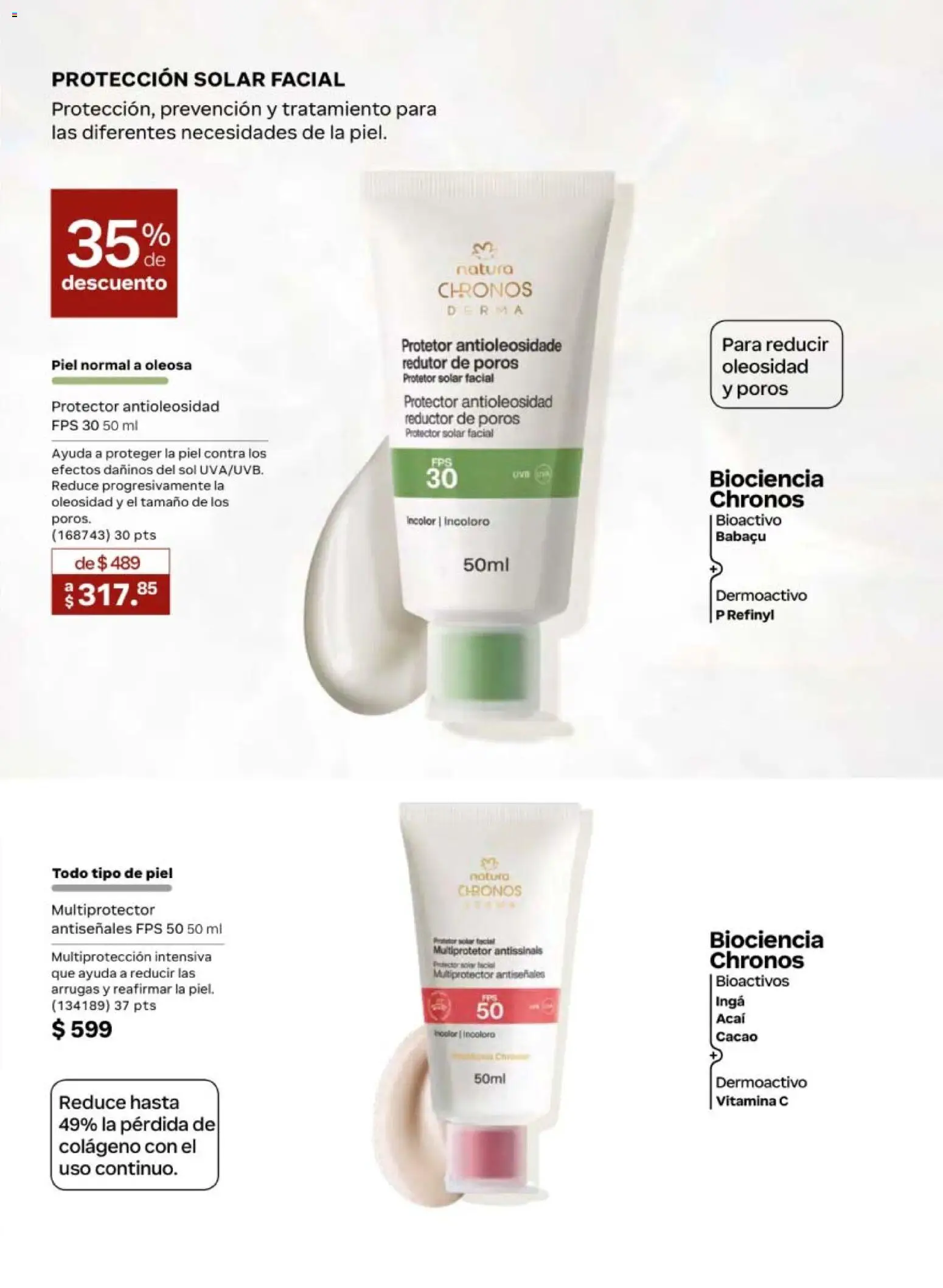 Nuevas ofertas de Natura válidas en toda la República Mexicana desde el 20/02/2026. ¡Encuentra las mejores ofertas en Natura campaña 4 2026! | Página: 79 | Productos: Cacao, Protector solar