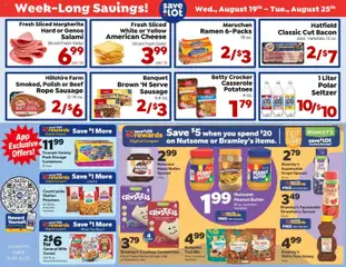 Preview of Save a Lot weekly ads valid from 08/19/2026