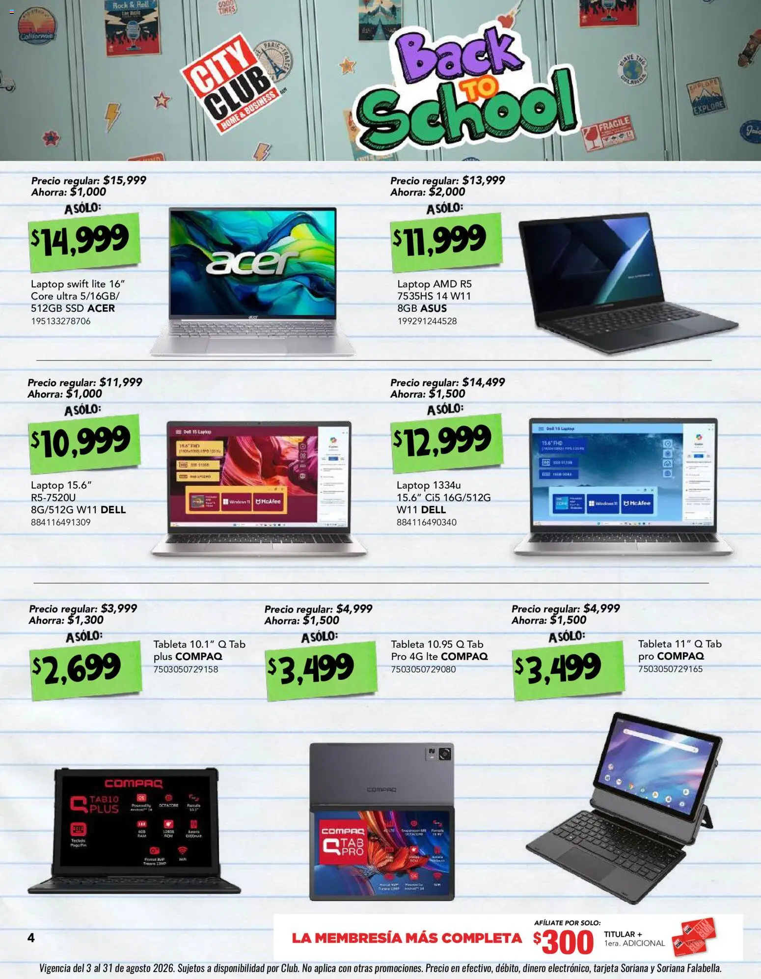 Nuevas ofertas de City Club válidas en toda la República Mexicana desde el 03/08/2026. ¡Encuentra las mejores ofertas en City Club catálogo! | Página: 4