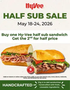 Preview of HyVee weekly ads valid from 18.05.2026