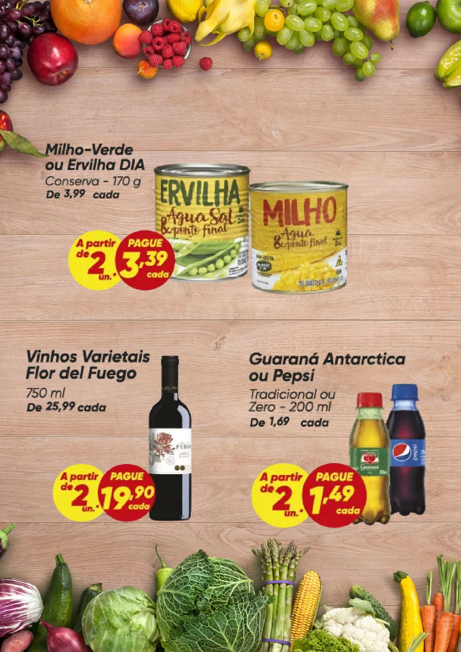 Dia Folheto - válido de 04.06.2026 | Página: 4 | Produtos: Ervilha, Guaraná, Sal