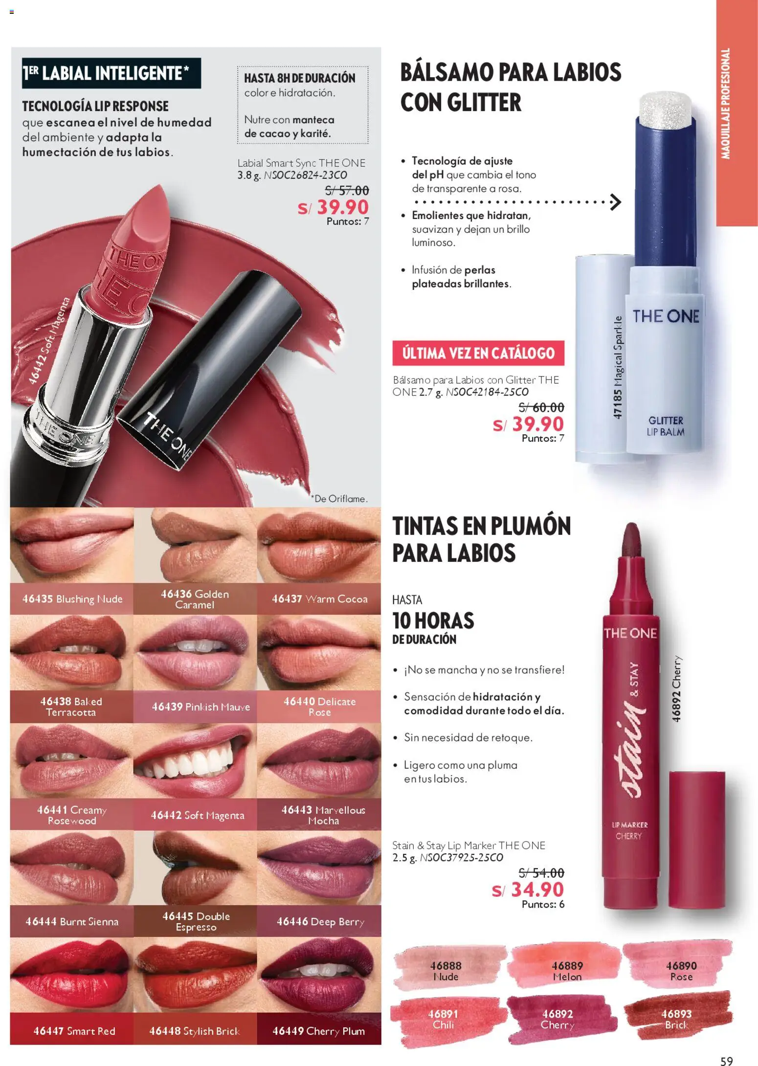 Catálogo Oriflame válido desde 28/03/2026 | Página: 59 | Productos: Cacao, Manteca, Melón, Maquillaje