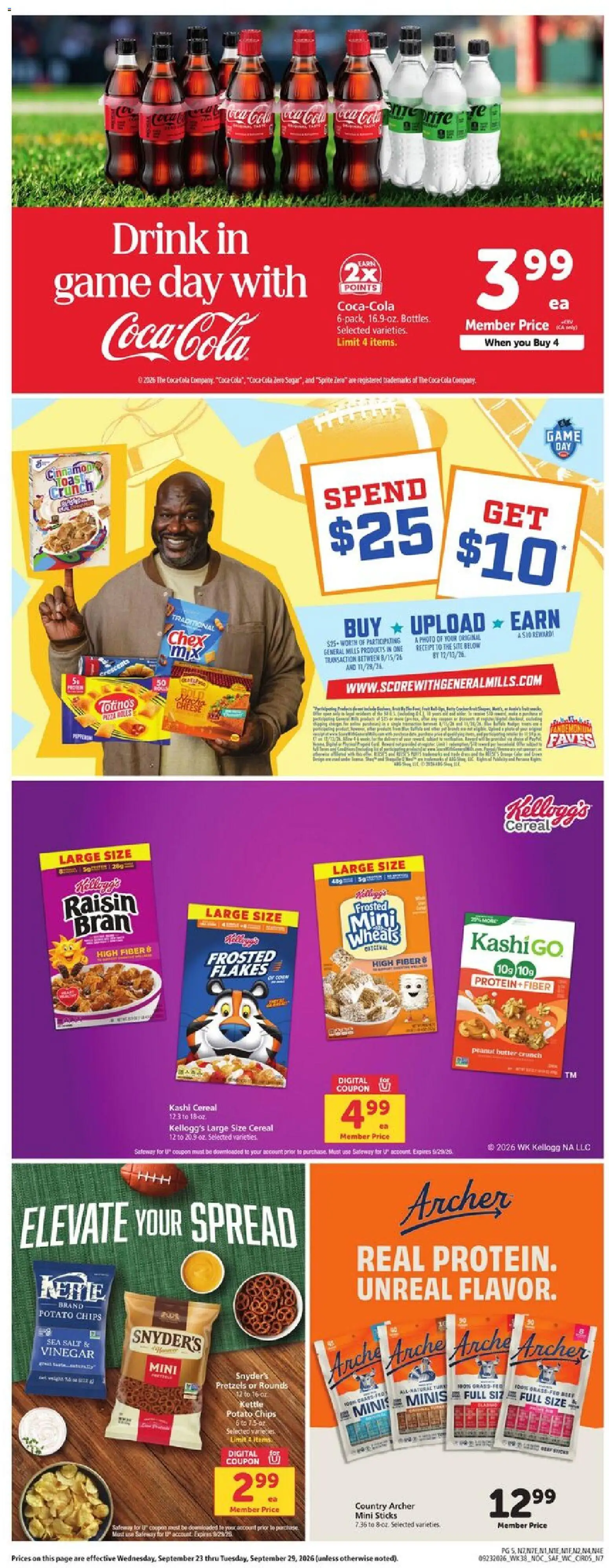 Safeway Weekly Ad - valid from 09/23/2026 | Page: 5 | Products: Chips, Salt, Game, Kettle