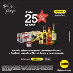 Éxito catálogo -  Vista previa de la revista de la tienda Éxito valido desde el 25.05.2026 | Página: 3 | Productos: Whiskey, Tintura