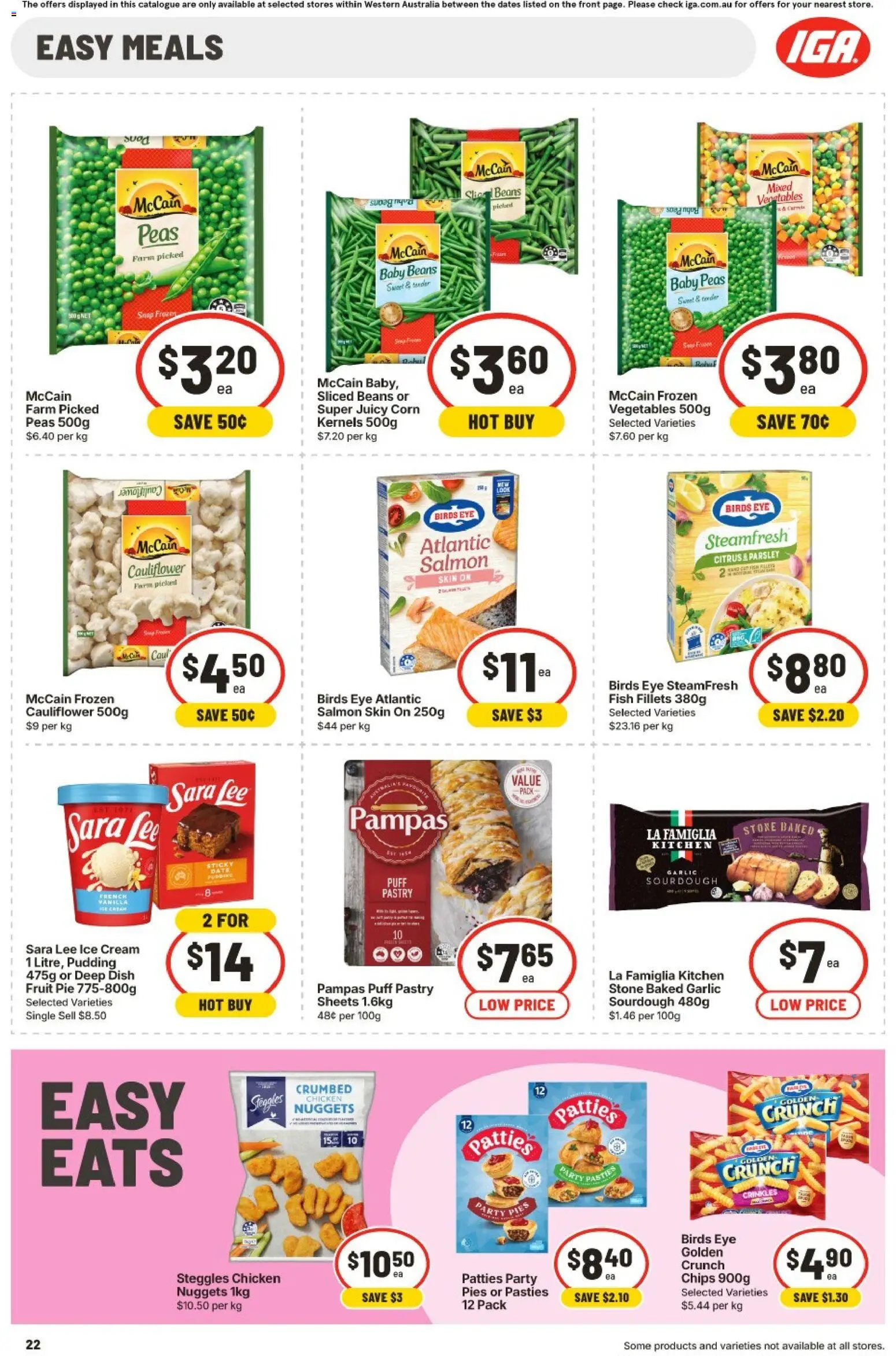 IGA catalogue - valid from 30/09/2026 | Page: 22 | Products: Fish, Cream, Fruit, Cauliflower