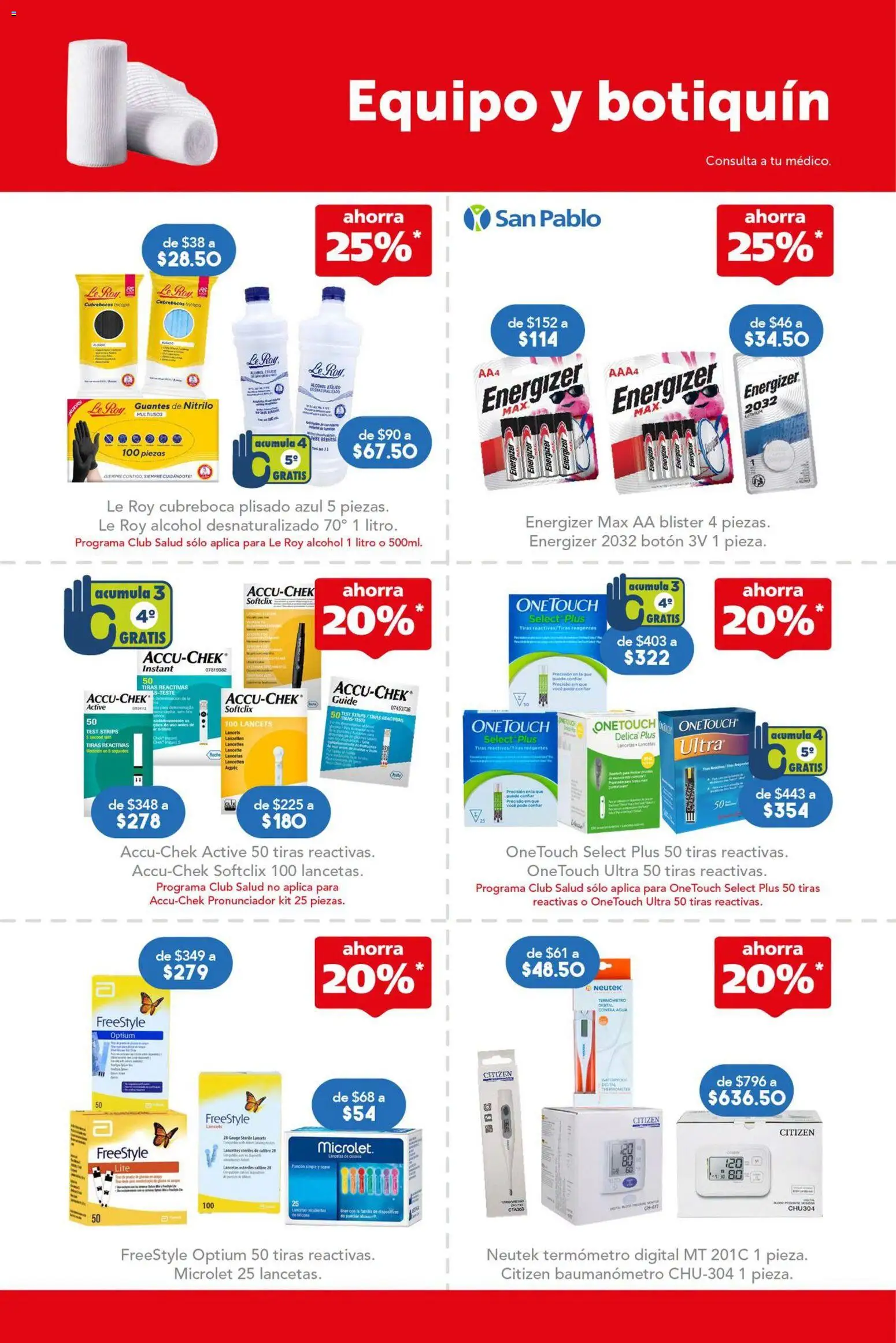 Nuevas ofertas de Farmacia San Pablo válidas en toda la República Mexicana desde el 13/09/2026. ¡Encuentra las mejores ofertas en Farmacia San Pablo catálogo! | Página: 14