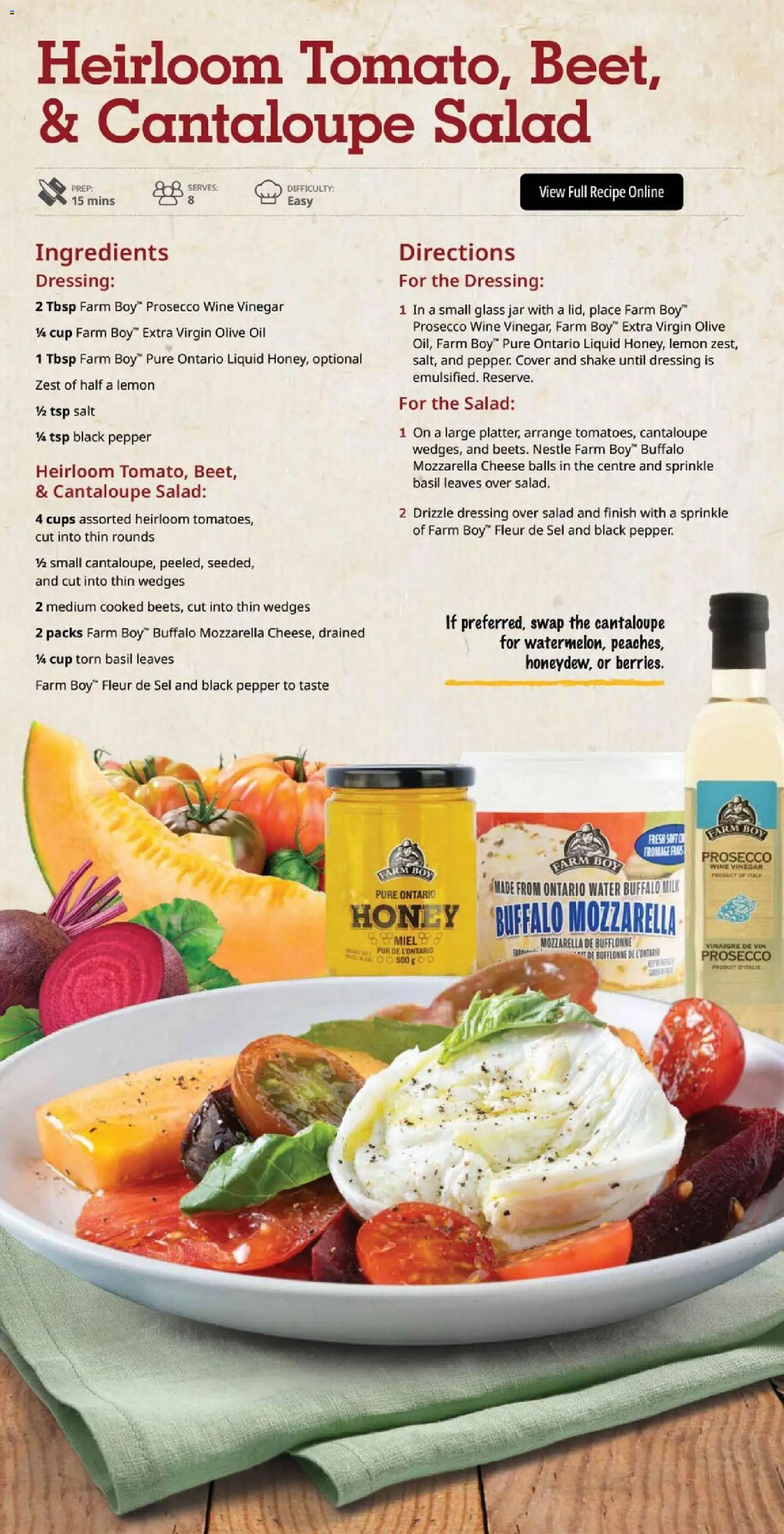 Farm Boy flyer valid from Sep 3, 2026 | Page: 9 | Products: Mozzarella, Milk, Cheese, Wine
