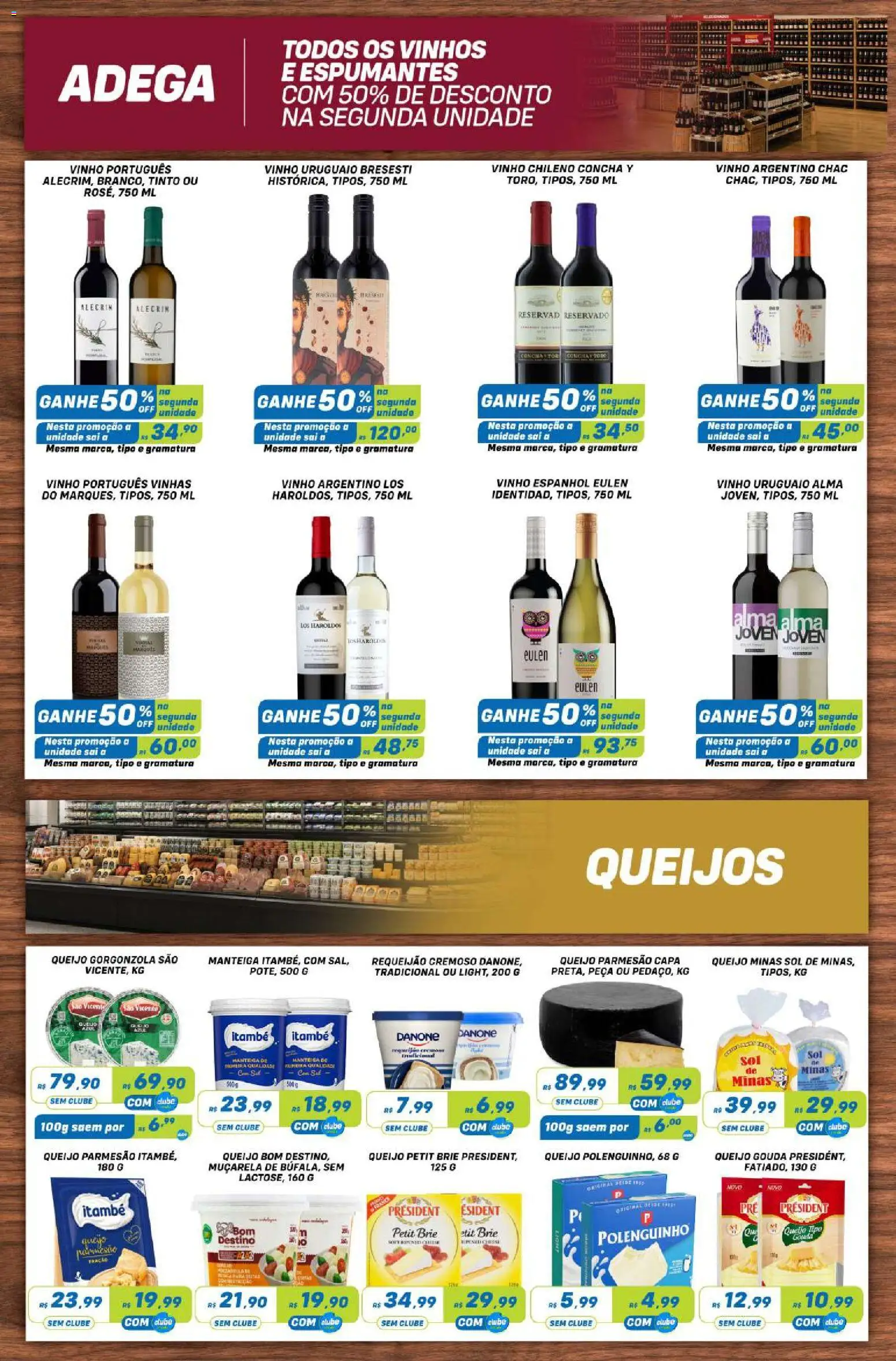 Prezunic Folheto - válido de 09/07/2026 | Página: 6 | Produtos: Queijo, Muçarela, Brie, Gouda