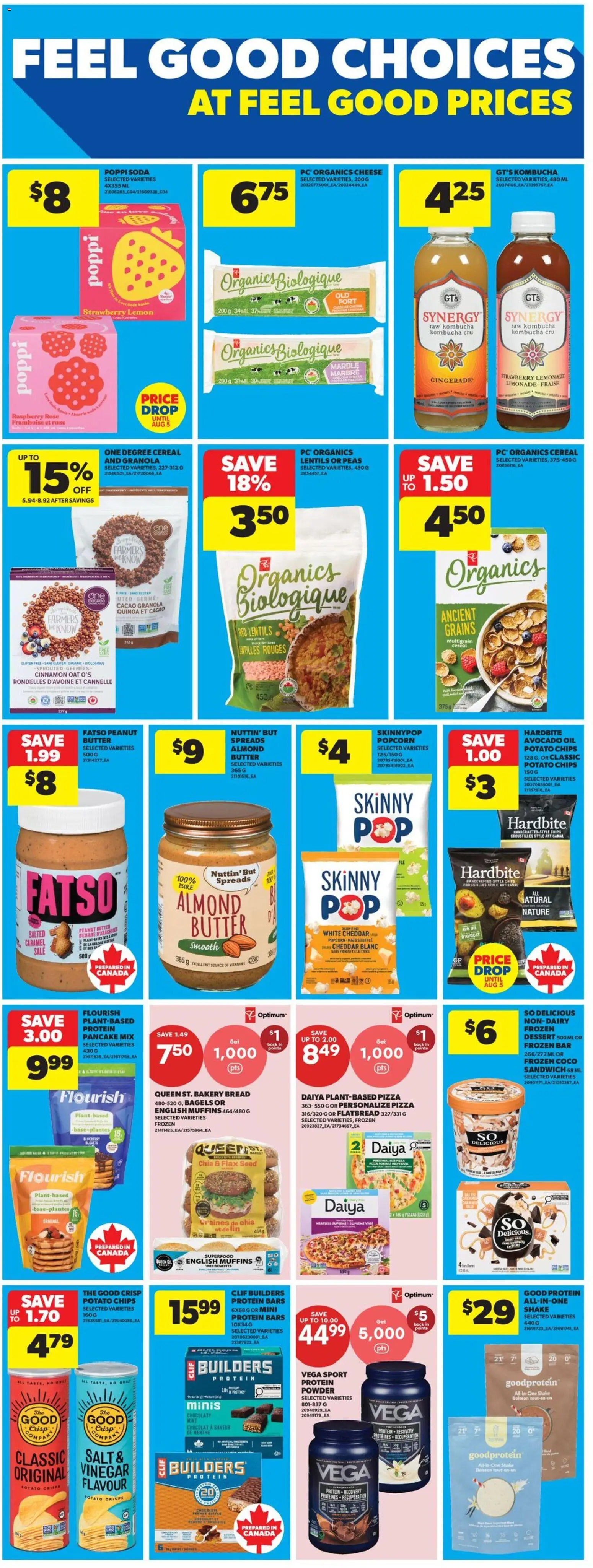 Real Canadian Superstore flyer valid from Jul 16, 2026 | Page: 21 | Products: Grains, Crisps, Chocolate, Protein