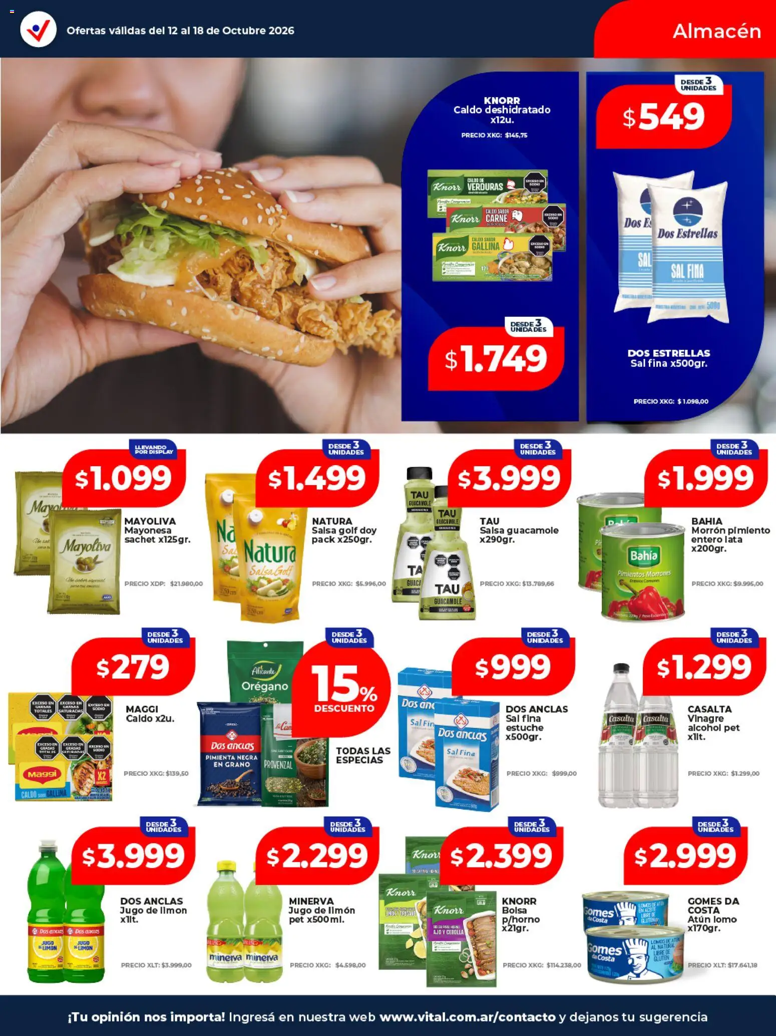 Vital - Ofertas │ válido desde el 12/10/2026 | Página: 18