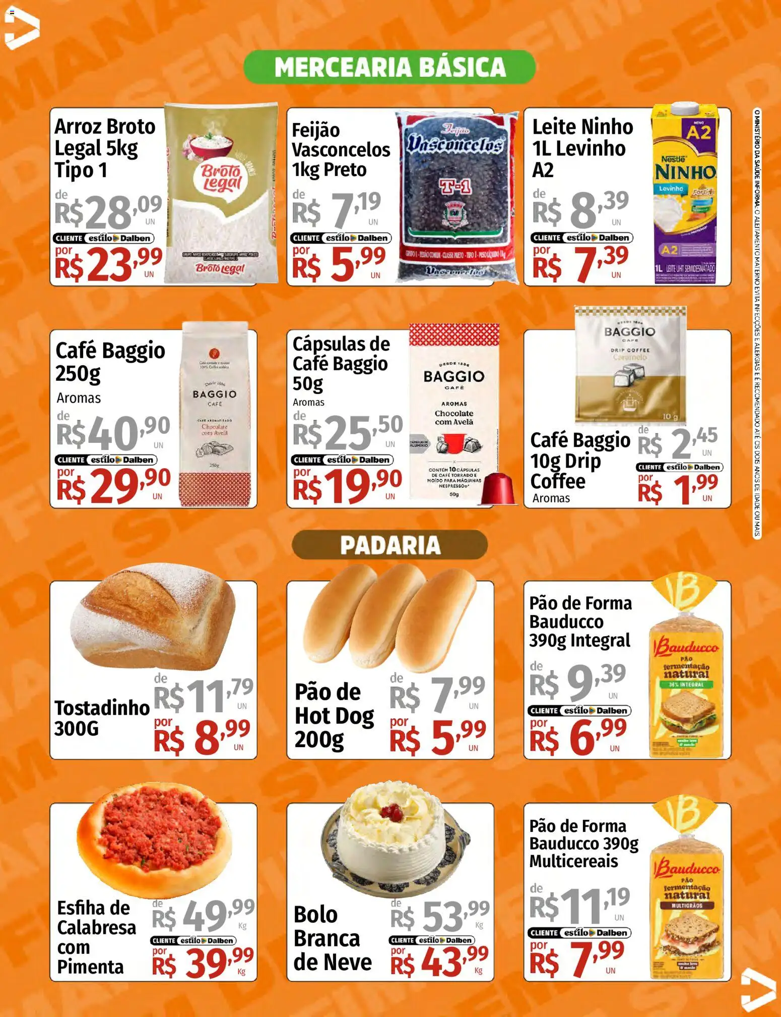 Supermercado Dalben Folheto - válido de 15.05.2026 | Página: 5 | Produtos: Feijão, Pão, Bolo, Avelã