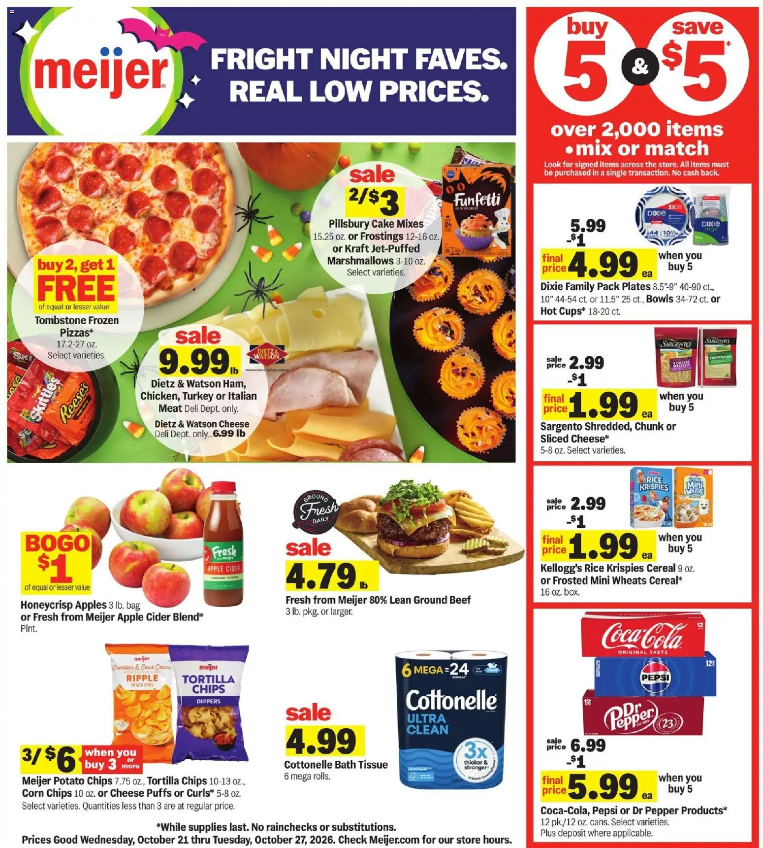 Meijer Wednesday, October 21 Great Value