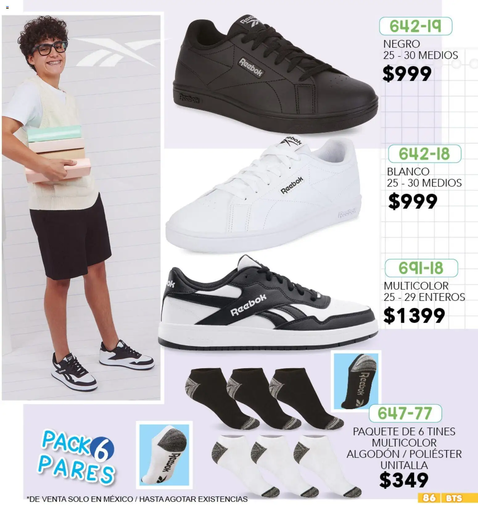 Nuevas ofertas de Cklass válidas en toda la República Mexicana desde el 09.06.2026. ¡Encuentra las mejores ofertas en Cklass catálogo Escolar! | Página: 87 | Productos: Algodón