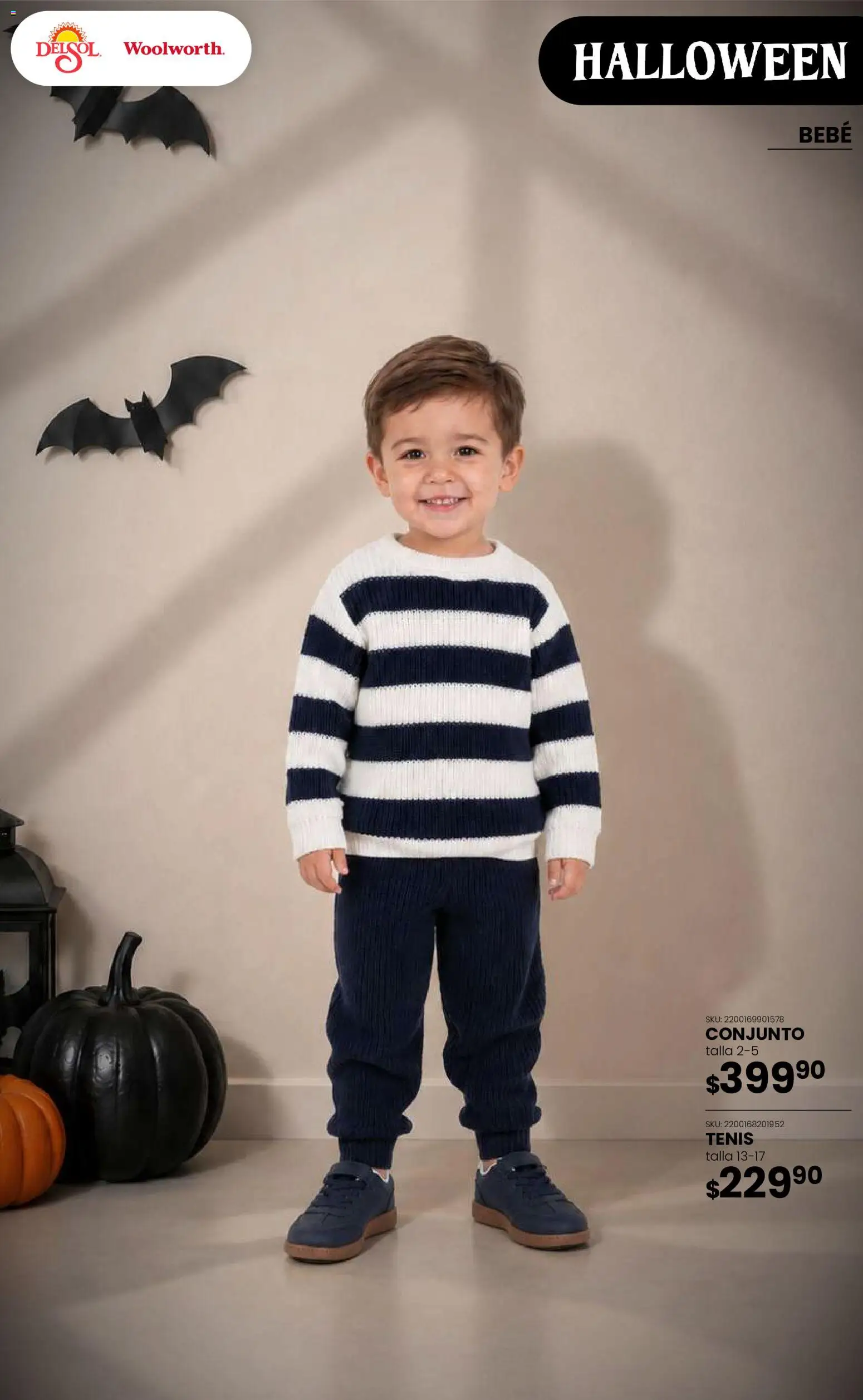 Nuevas ofertas de Del Sol y Woolworth válidas en toda la República Mexicana desde el 22/10/2026. ¡Encuentra las mejores ofertas en Del Sol y Woolworth catálogo Halloween! | Página: 27