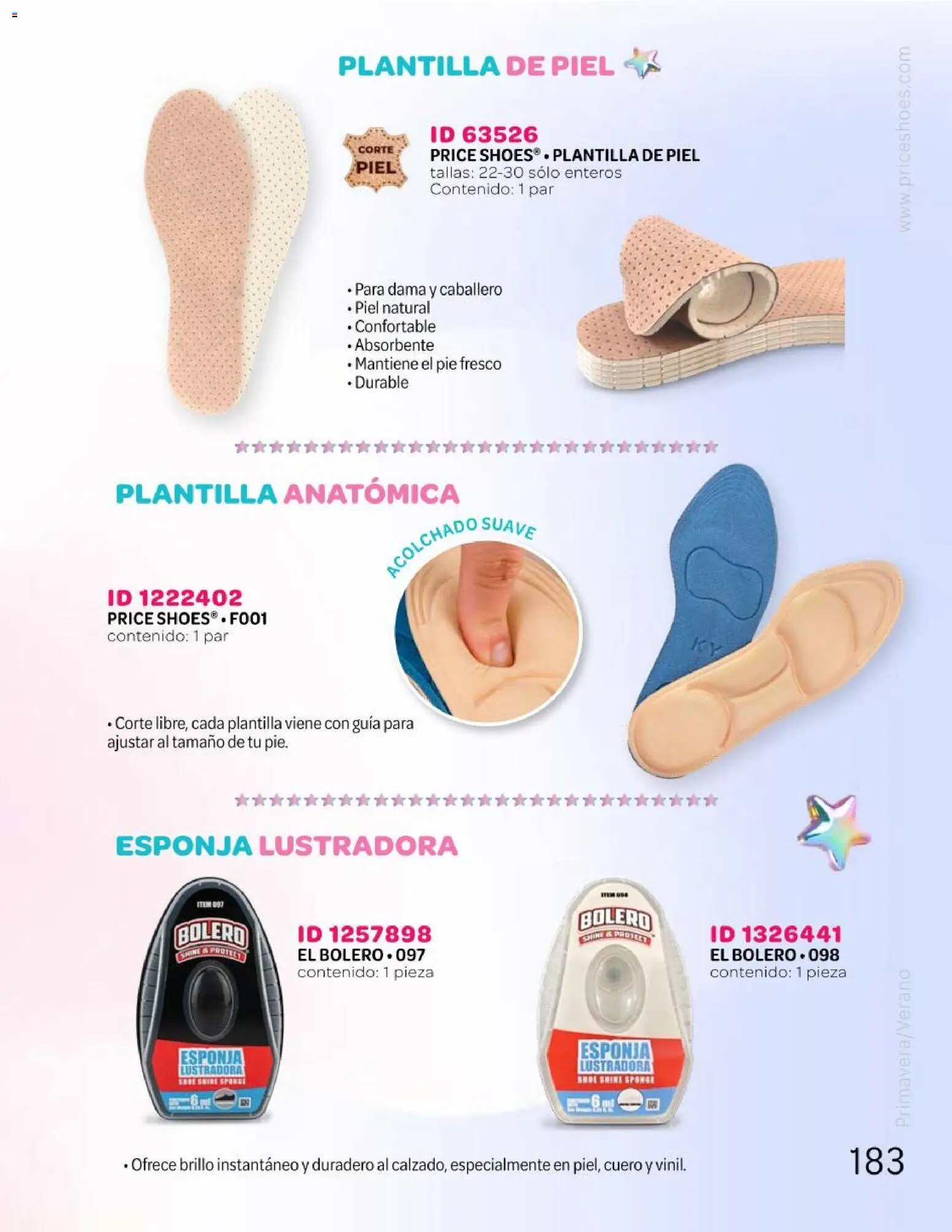 Nuevas ofertas de Price Shoes válidas en toda la República Mexicana desde el 25.04.2026. ¡Encuentra las mejores ofertas en Price Shoes catálogo Kids todo en uno! | Página: 183 | Productos: Esponja, Brillo, Acolchado