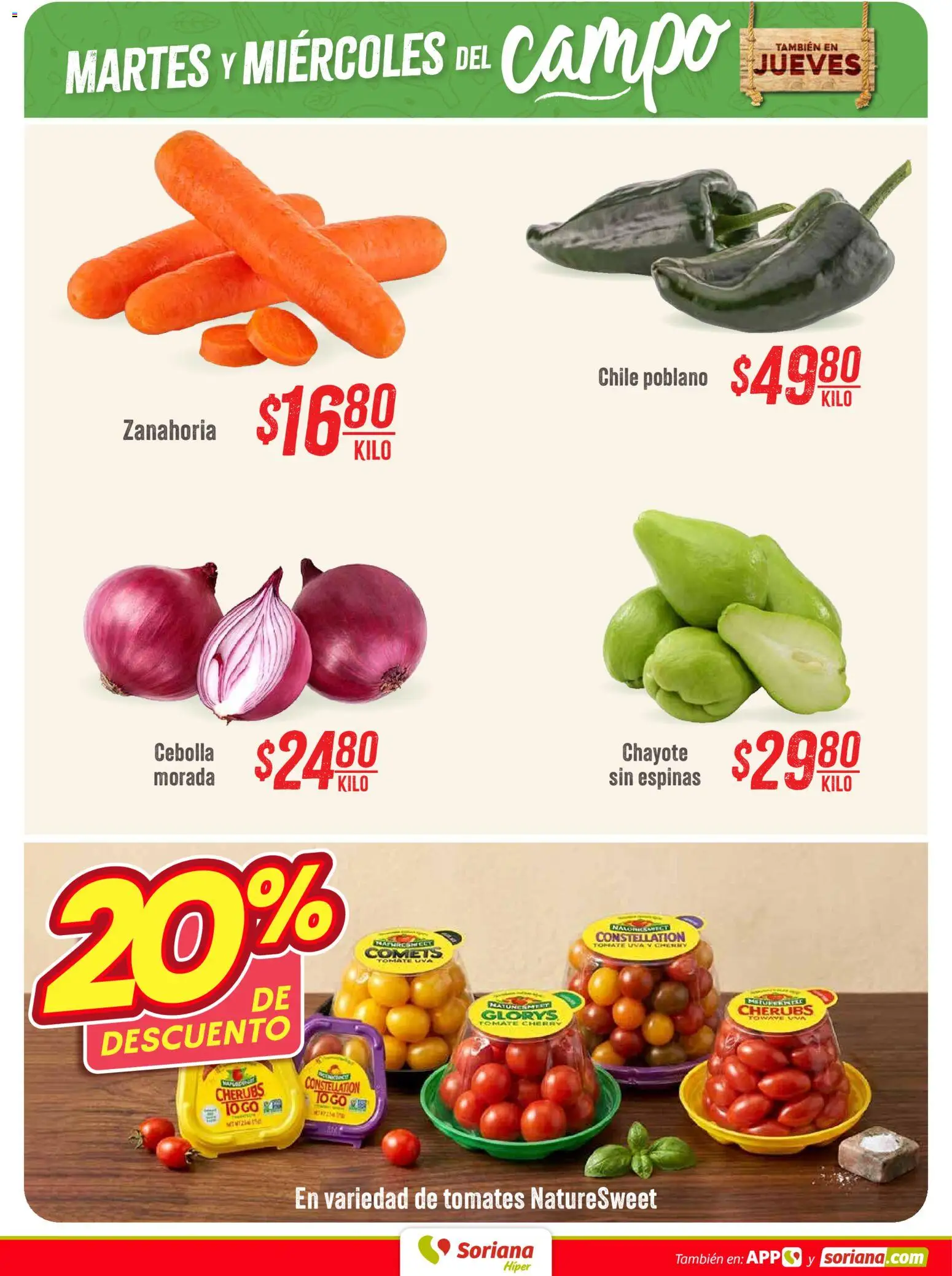 Nuevas ofertas de Soriana válidas en toda la República Mexicana desde el 04/08/2026. ¡Encuentra las mejores ofertas en Soriana Martes y Miércoles del Campo Híper: Tamaulipas (excepto Cd. Victoria y Tampico)! | Página: 3