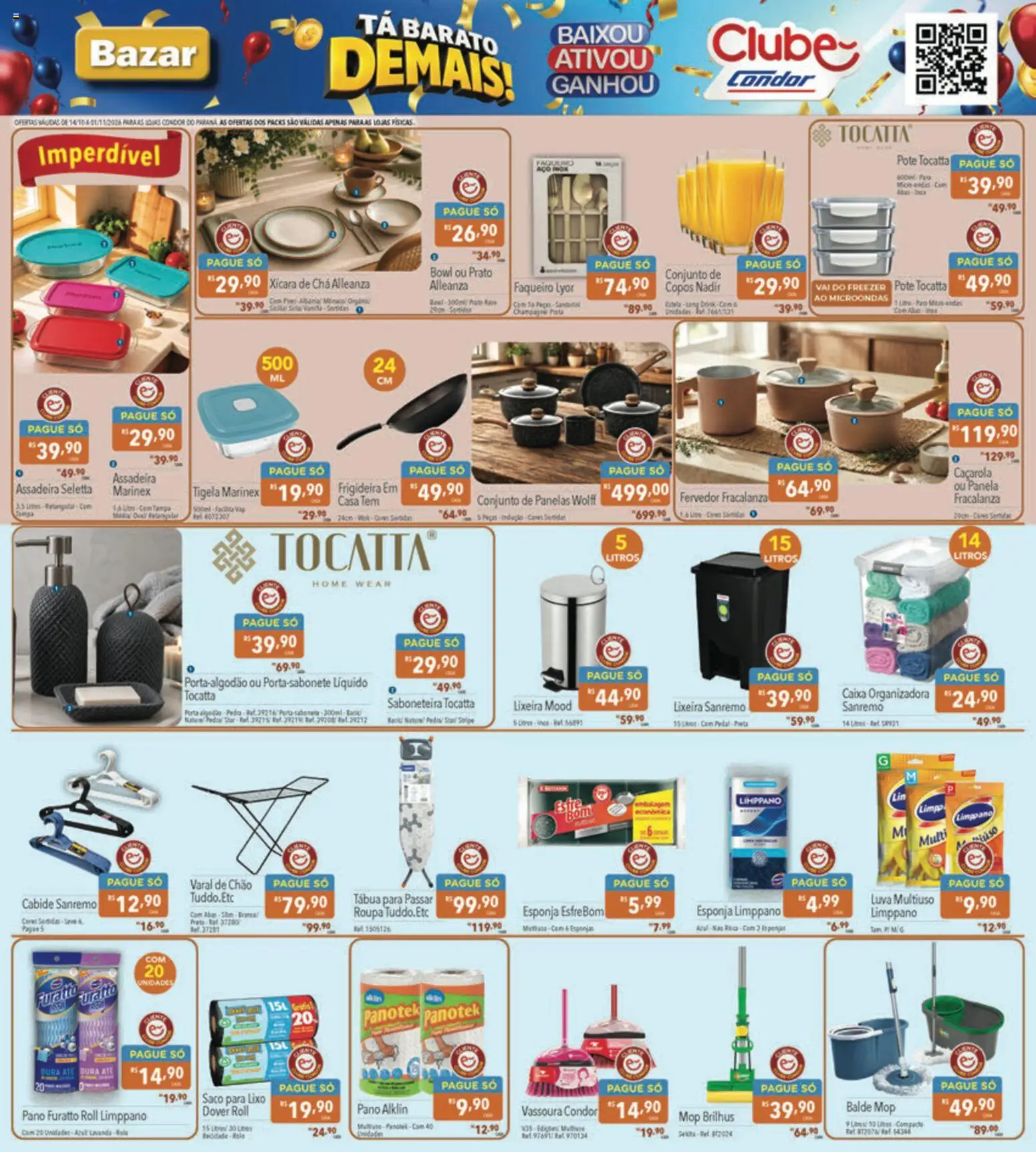 Supermercados Condor Folheto - válido de 14/10/2026 | Página: 26