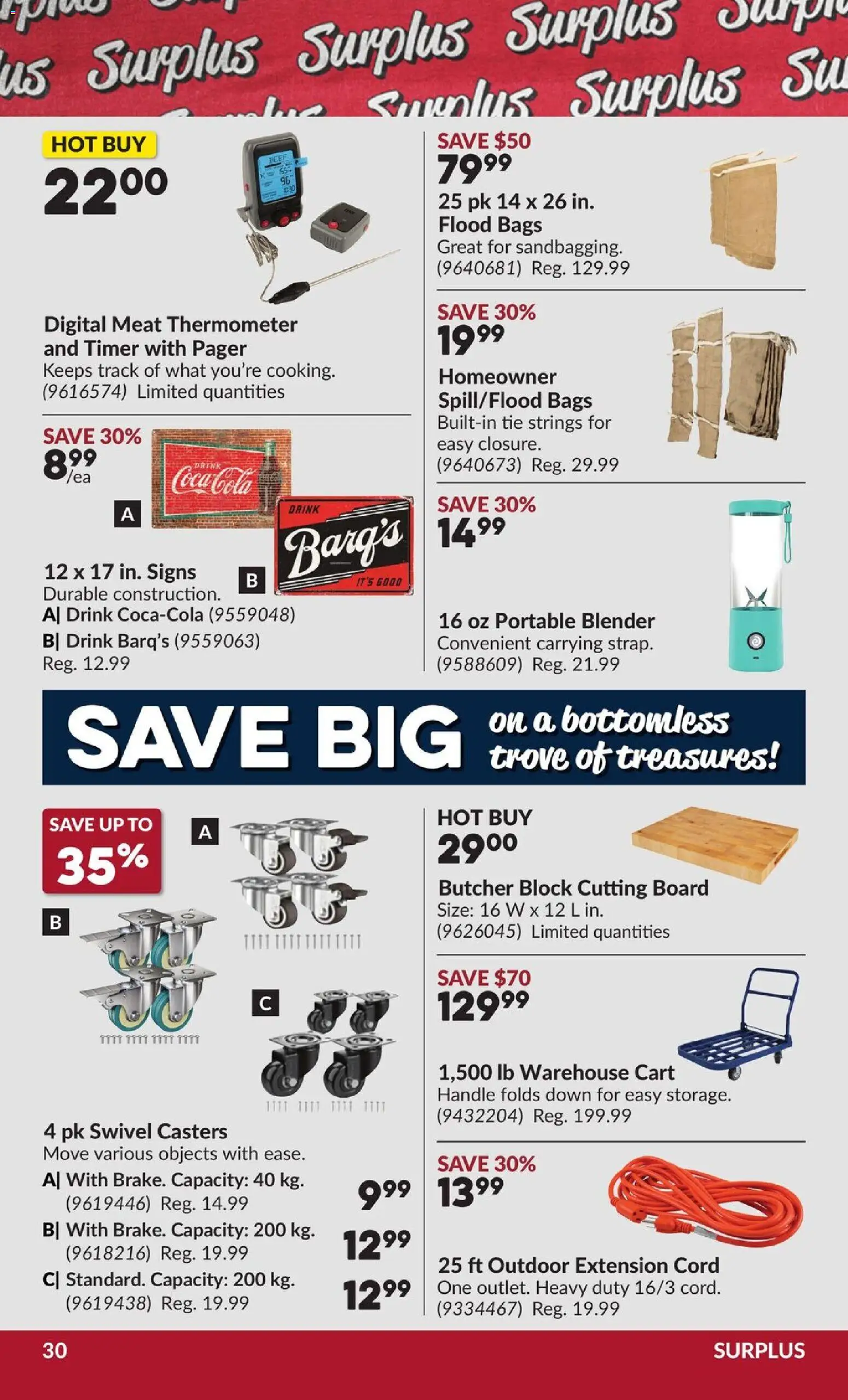 Princess Auto flyer valid from Aug 25, 2026 | Page: 31 | Products: Beef, Blender, Thermometer, Meat