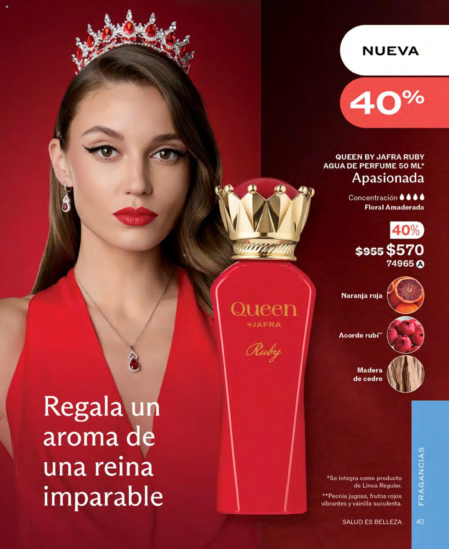 Nuevas ofertas de JAFRA válidas en toda la República Mexicana desde el 01.04.2026. ¡Encuentra las mejores ofertas en JAFRA catálogo! | Página: 43 | Productos: Agua, Perfume