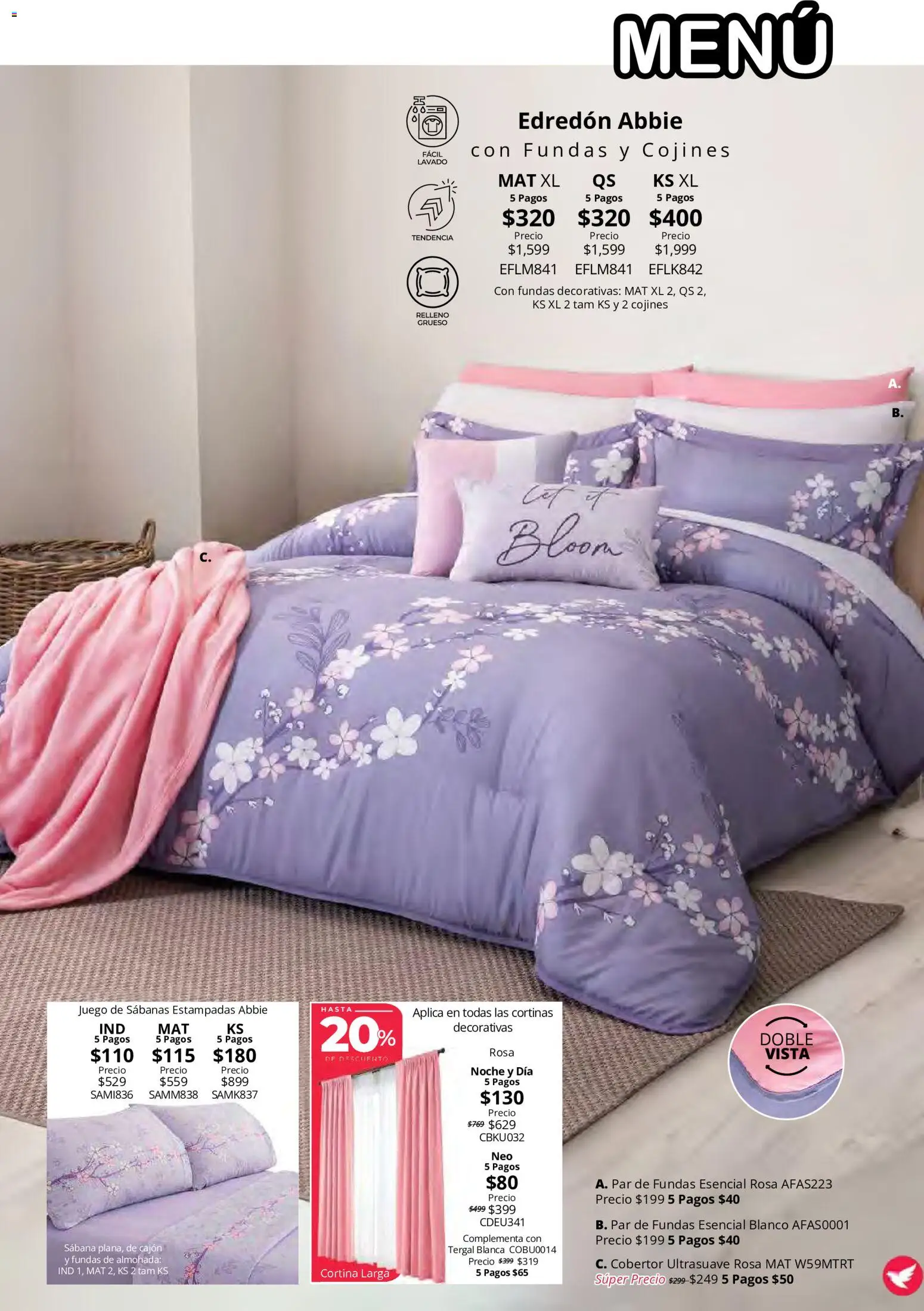 Nuevas ofertas de Colchas Concord válidas en toda la República Mexicana desde el 15/10/2026. ¡Encuentra las mejores ofertas en Colchas Concord catálogo! | Página: 9