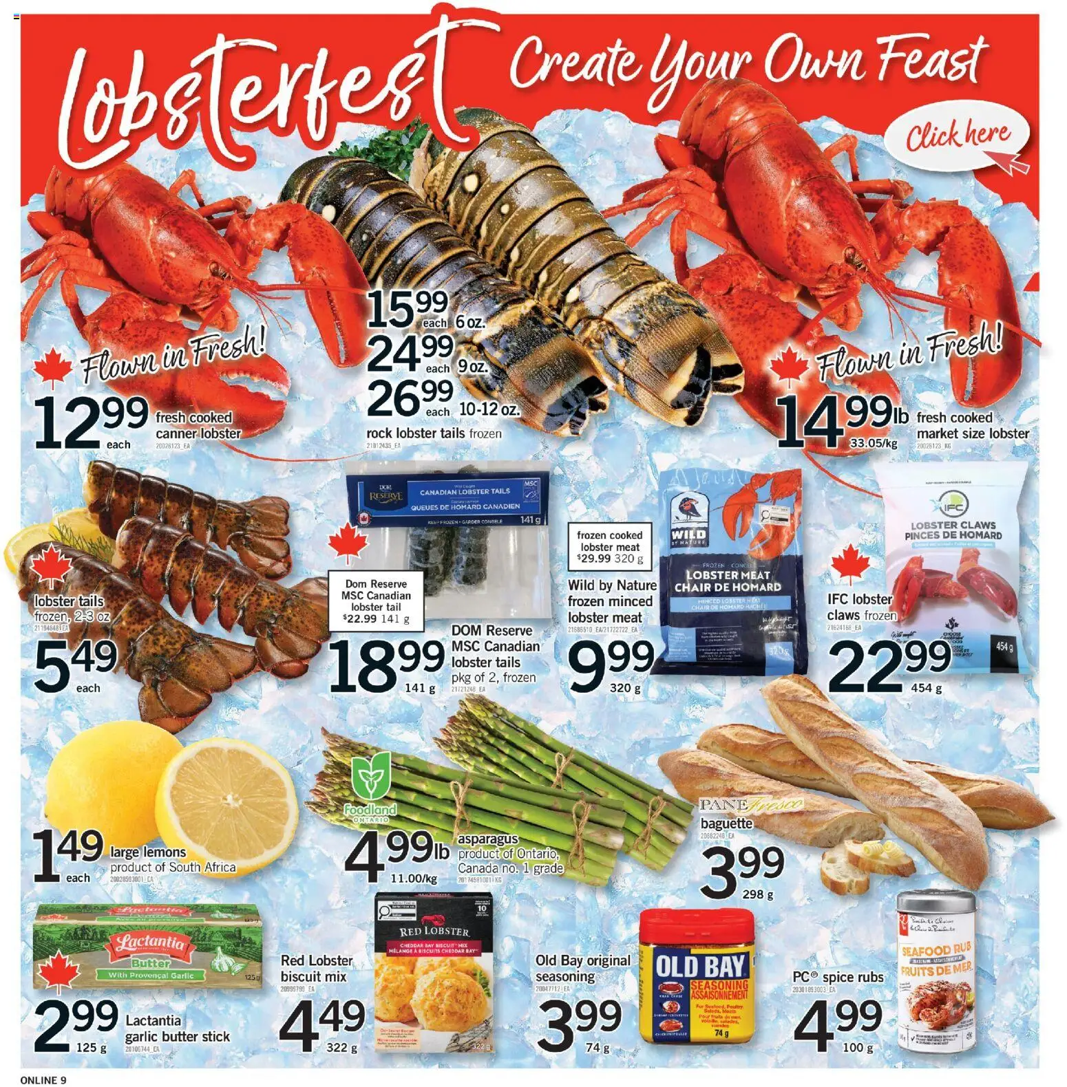 Fortinos flyer valid from 18.06.2026 | Page: 9 | Products: Chair, Butter