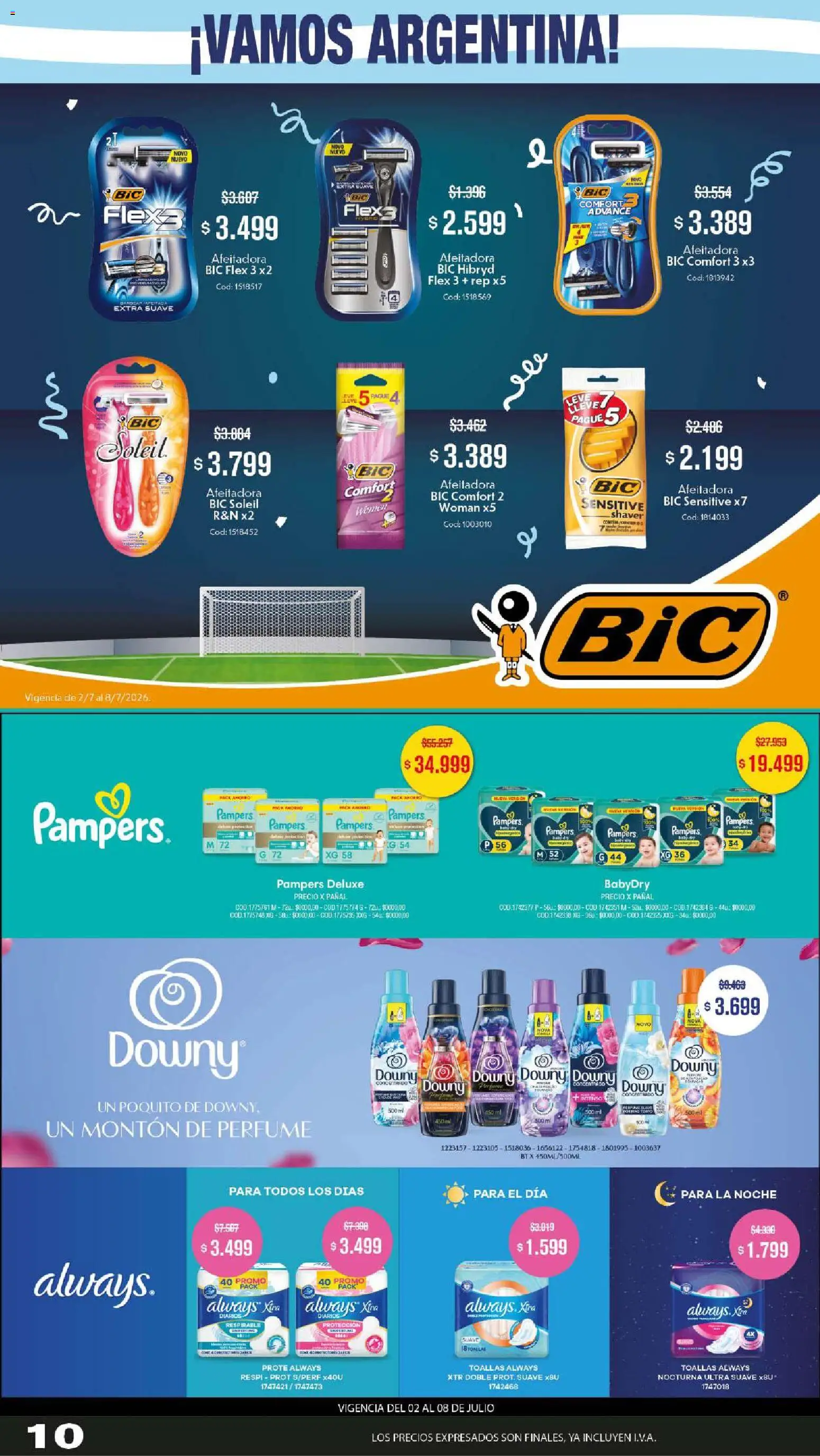 Makro ofertas │ válido desde el 02/07/2026 | Página: 11 | Productos: Toallas, Perfume, Afeitadora