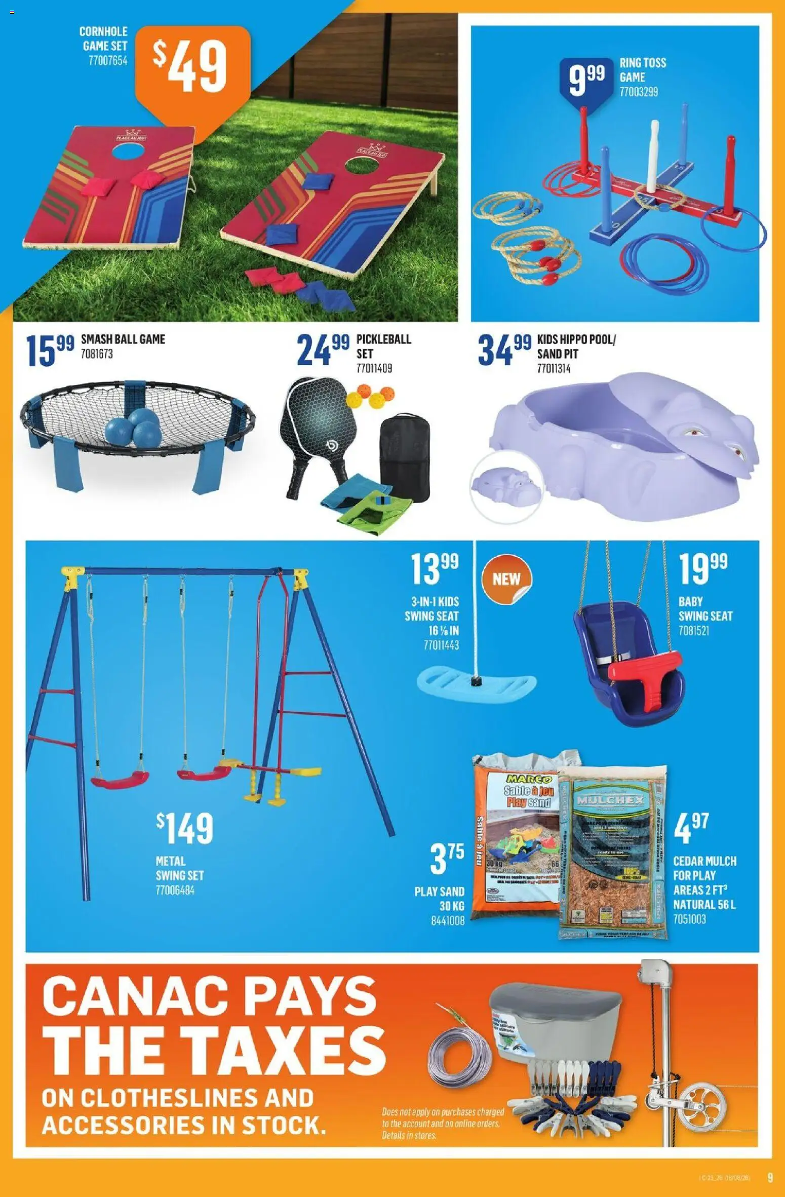 Canac flyer valid from 18.06.2026 | Page: 9 | Products: Game