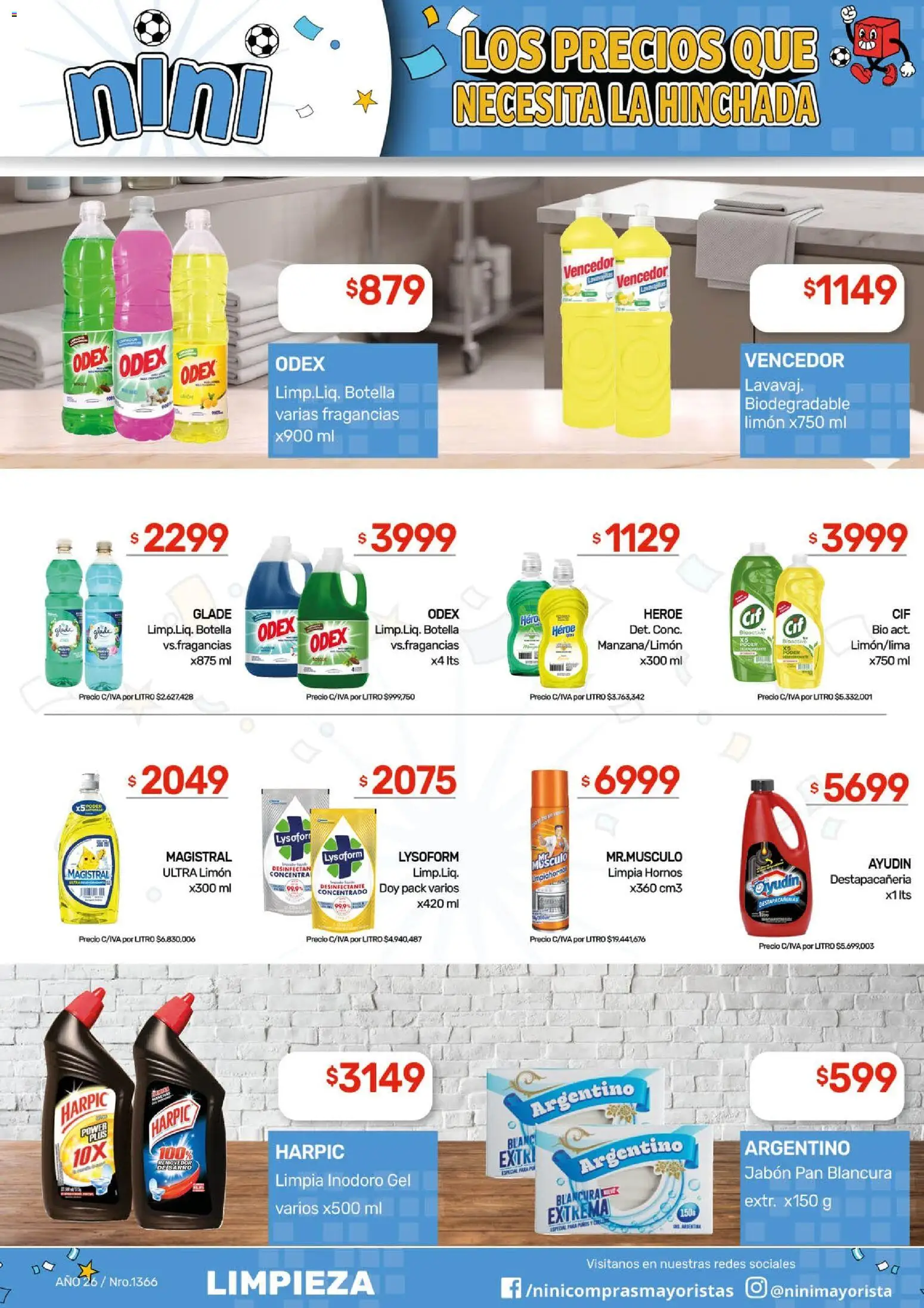 NINI Mayorista ofertas │ válido desde el 29/06/2026 | Página: 10 | Productos: Inodoro, Jabón, Limón, Pan