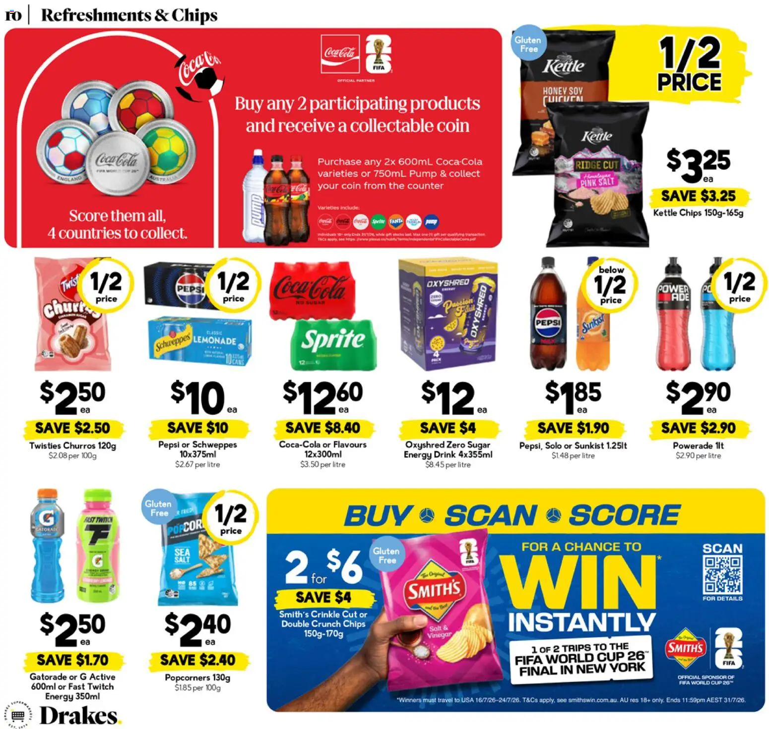 Drakes catalogue - valid from 10.06.2026 | Page: 10 | Products: Honey, Pepsi, Chips, Sugar