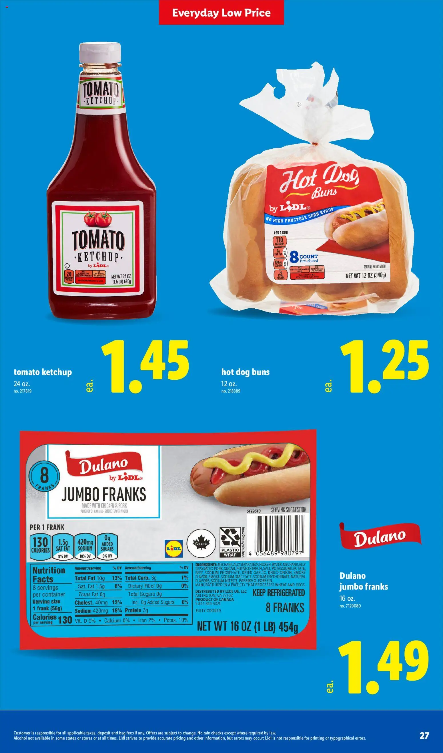 Lidl Weekly Ad - valid from 20.05.2026 | Page: 27 | Products: Pork, Ketchup, Bag, Iron