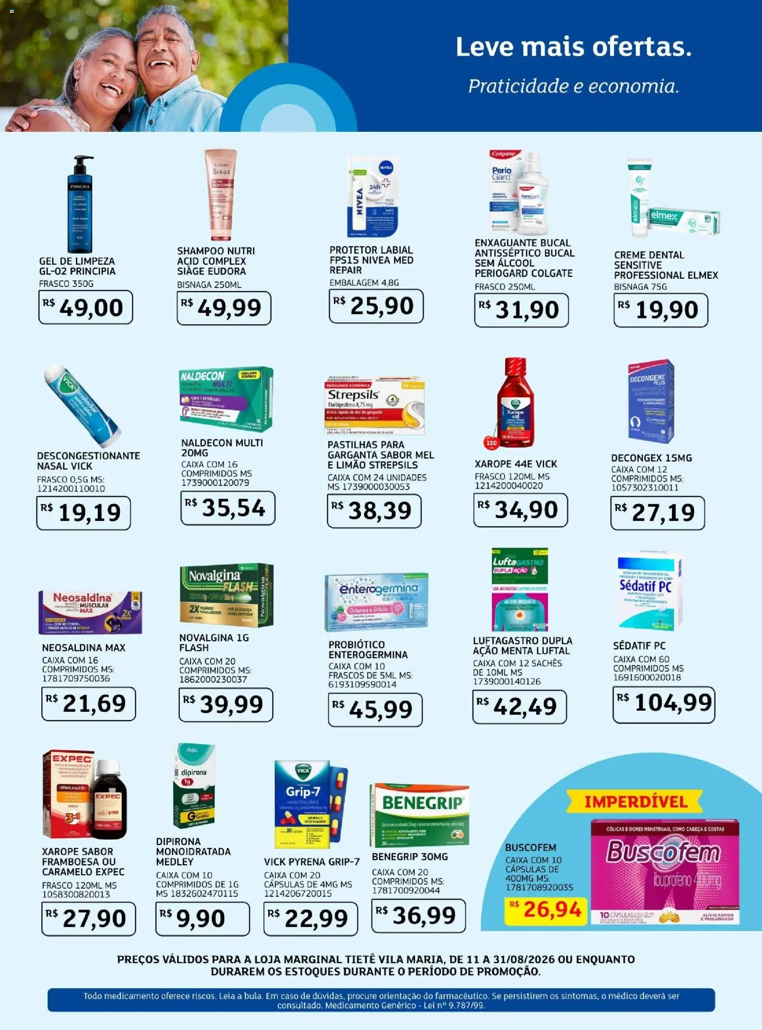 Assaí Atacadista Folheto - válido de 10/08/2026 | Página: 5 | Produtos: Caixa, Creme, Protetor labial, PC