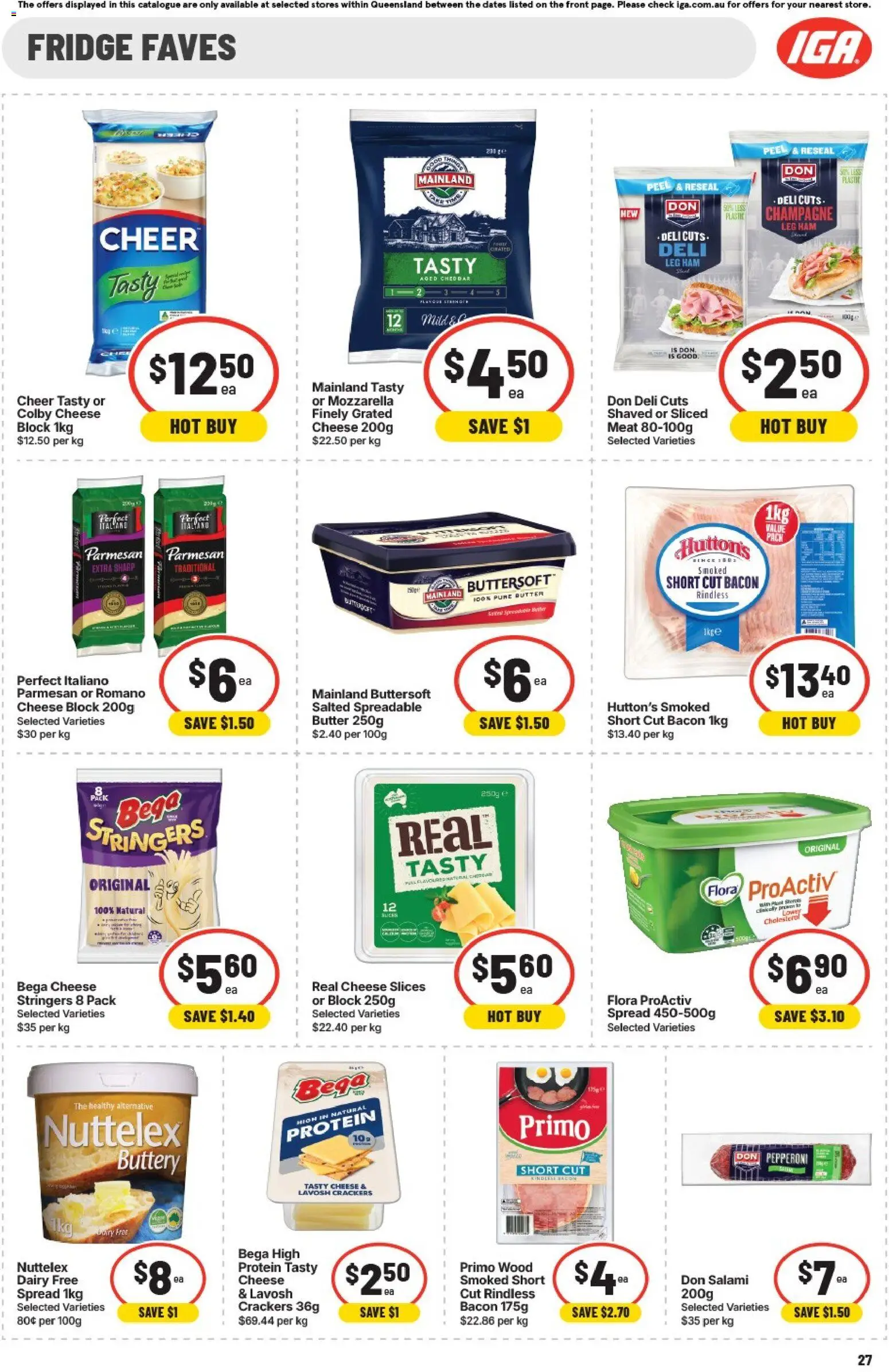 IGA catalogue - valid from 20.05.2026 | Page: 24 | Products: Bacon, Dairy, Salami, Meat