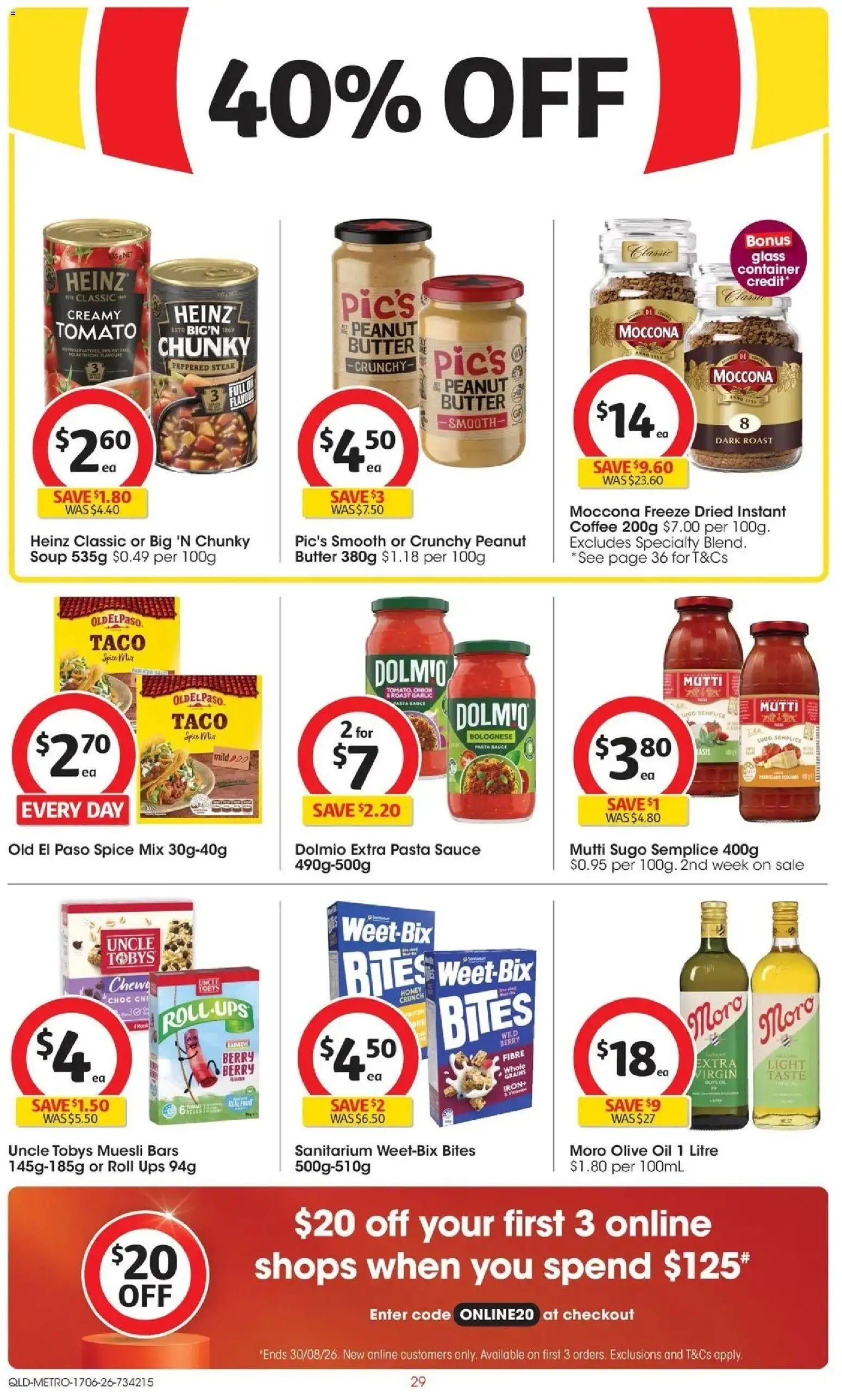Coles catalogue - valid from 17.06.2026 | Page: 29 | Products: Butter, Coffee, Soup, UPS