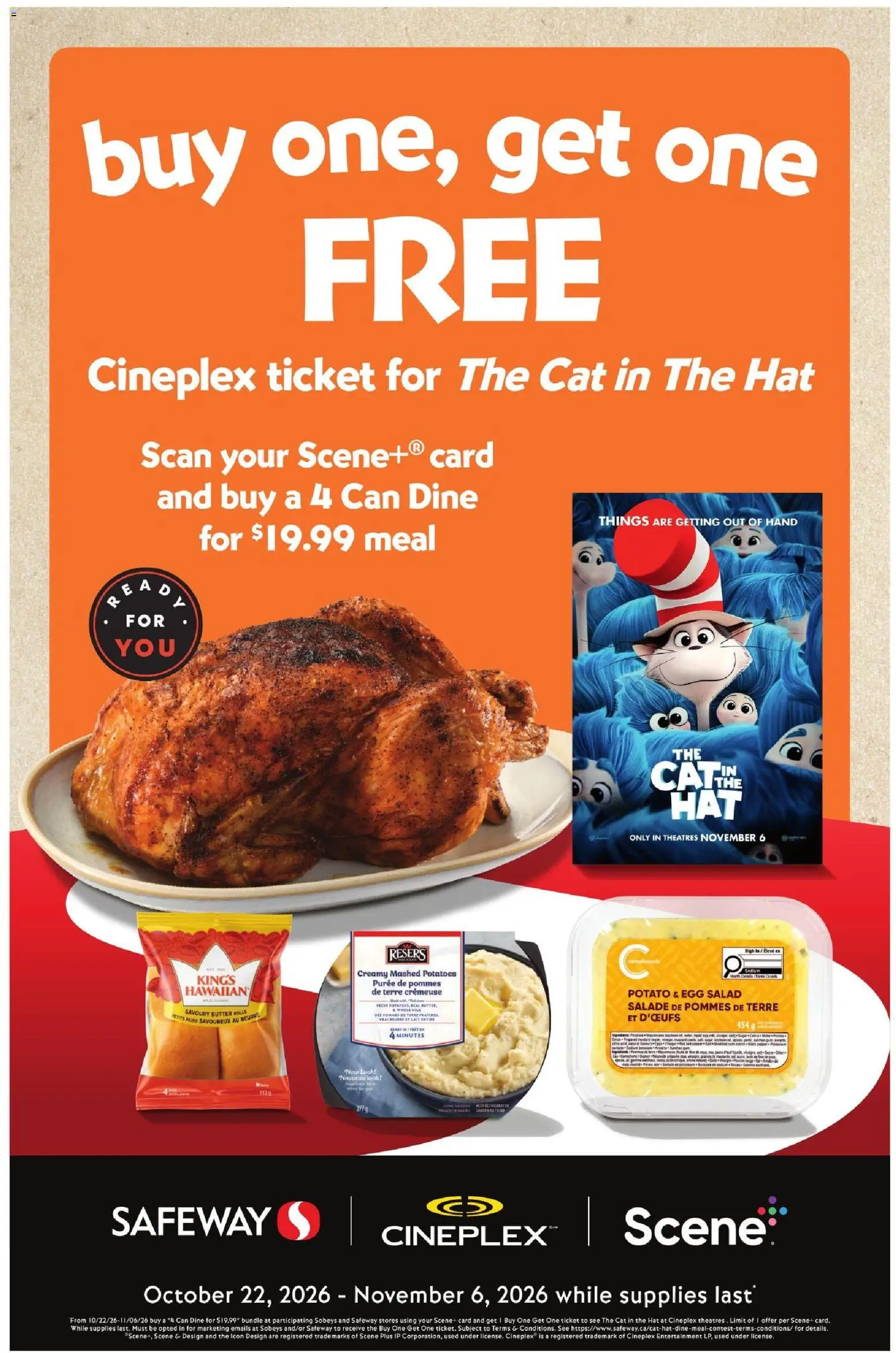 Safeway flyer valid from Oct 29, 2026 | Page: 20