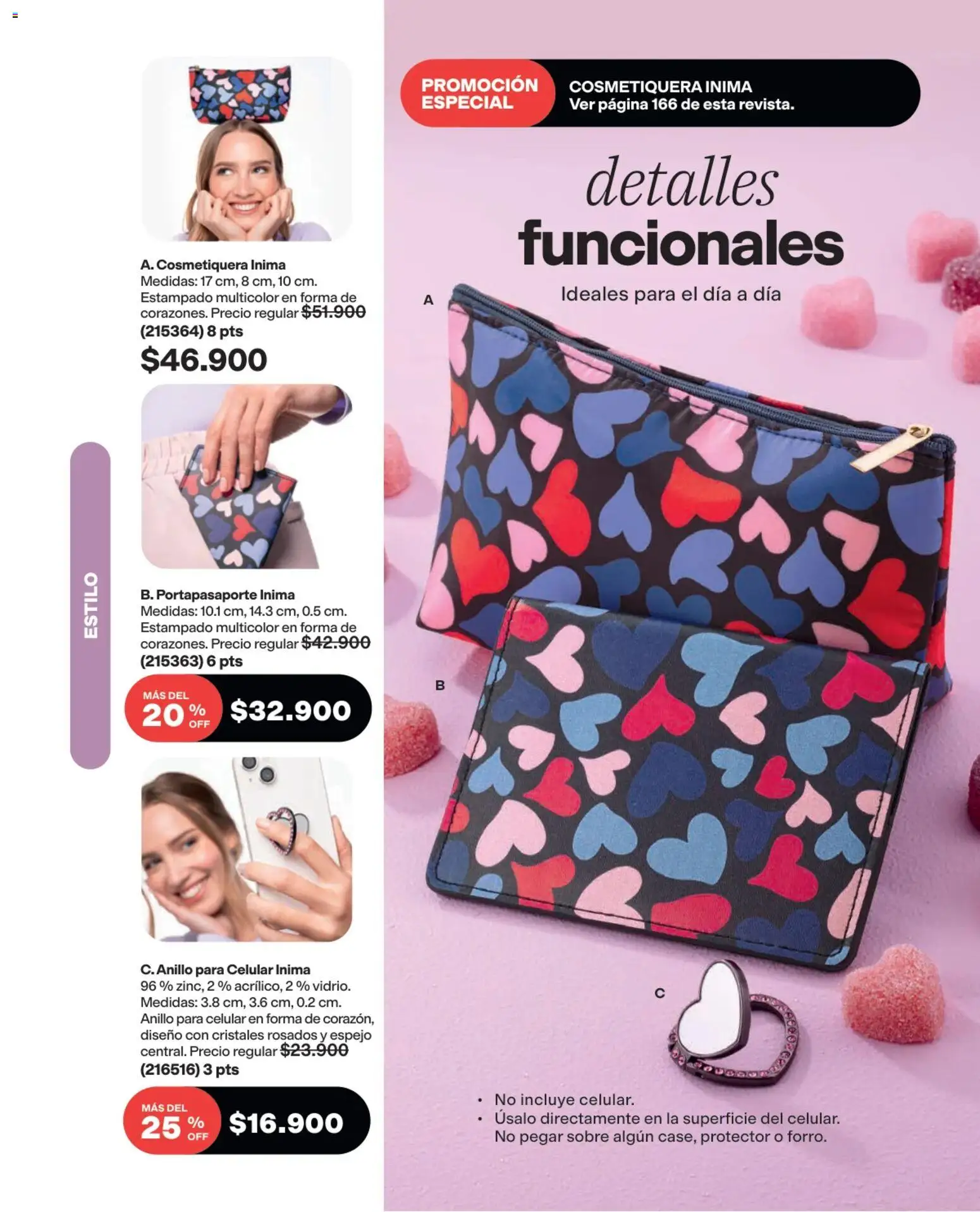 Avon revista - valida desde el 03/08/2026 | Página: 180 | Productos: Anillo, Sobre, Espejo