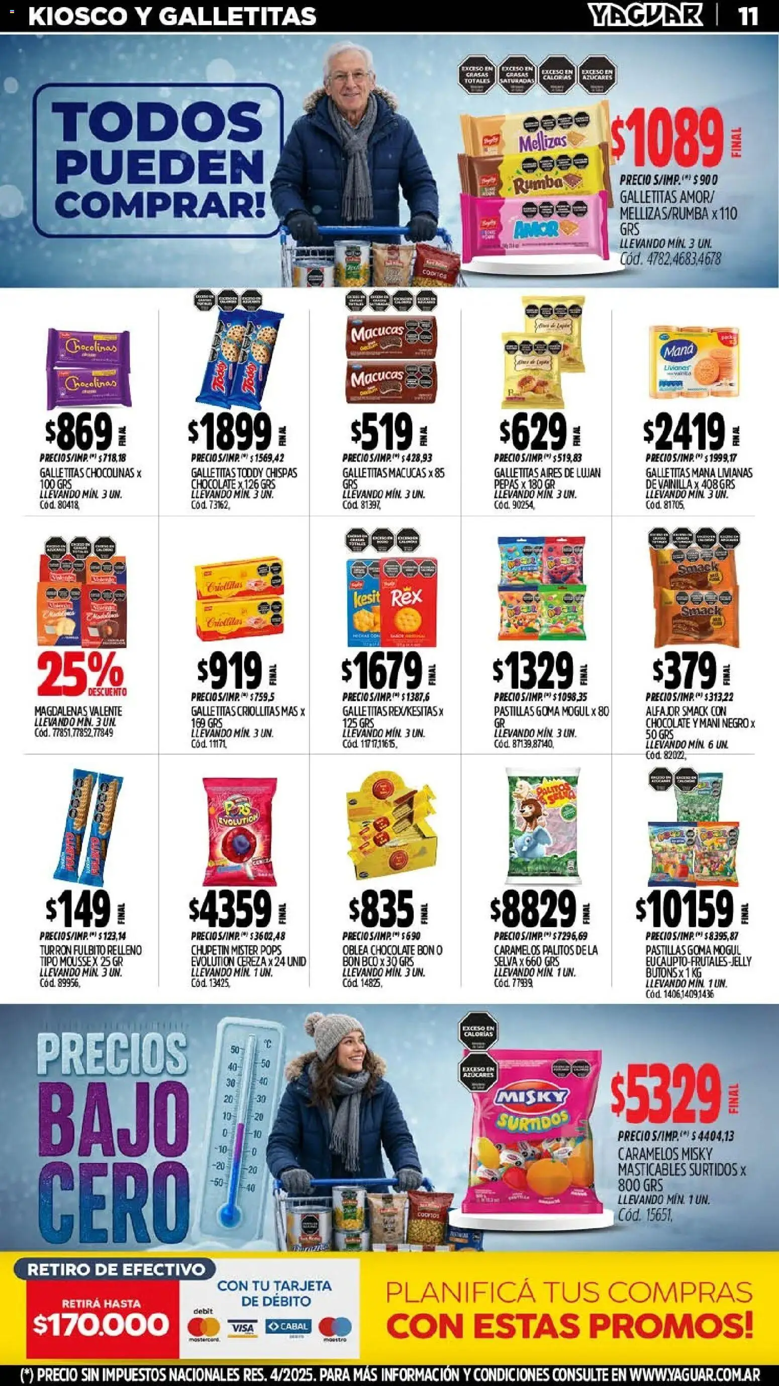 Yaguar - Oferta Semanal Trelew │ válido desde el 27/07/2026 | Página: 14 | Productos: Galletitas, Mousse, Chocolate, Turrón