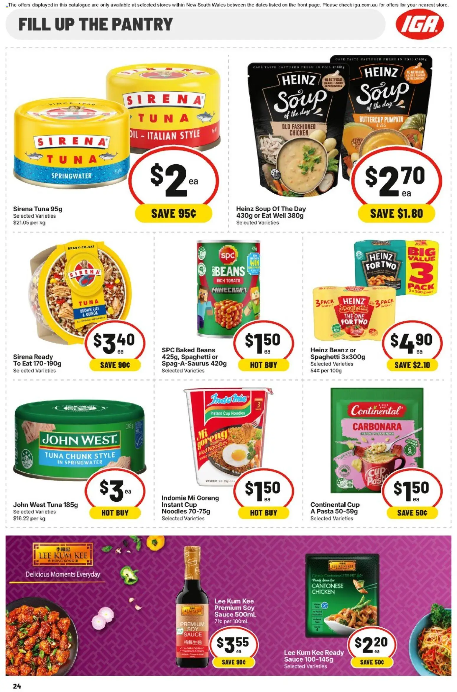 IGA catalogue - valid from 22/07/2026 | Page: 23 | Products: Chicken, Noodles, Pasta, Pumpkin