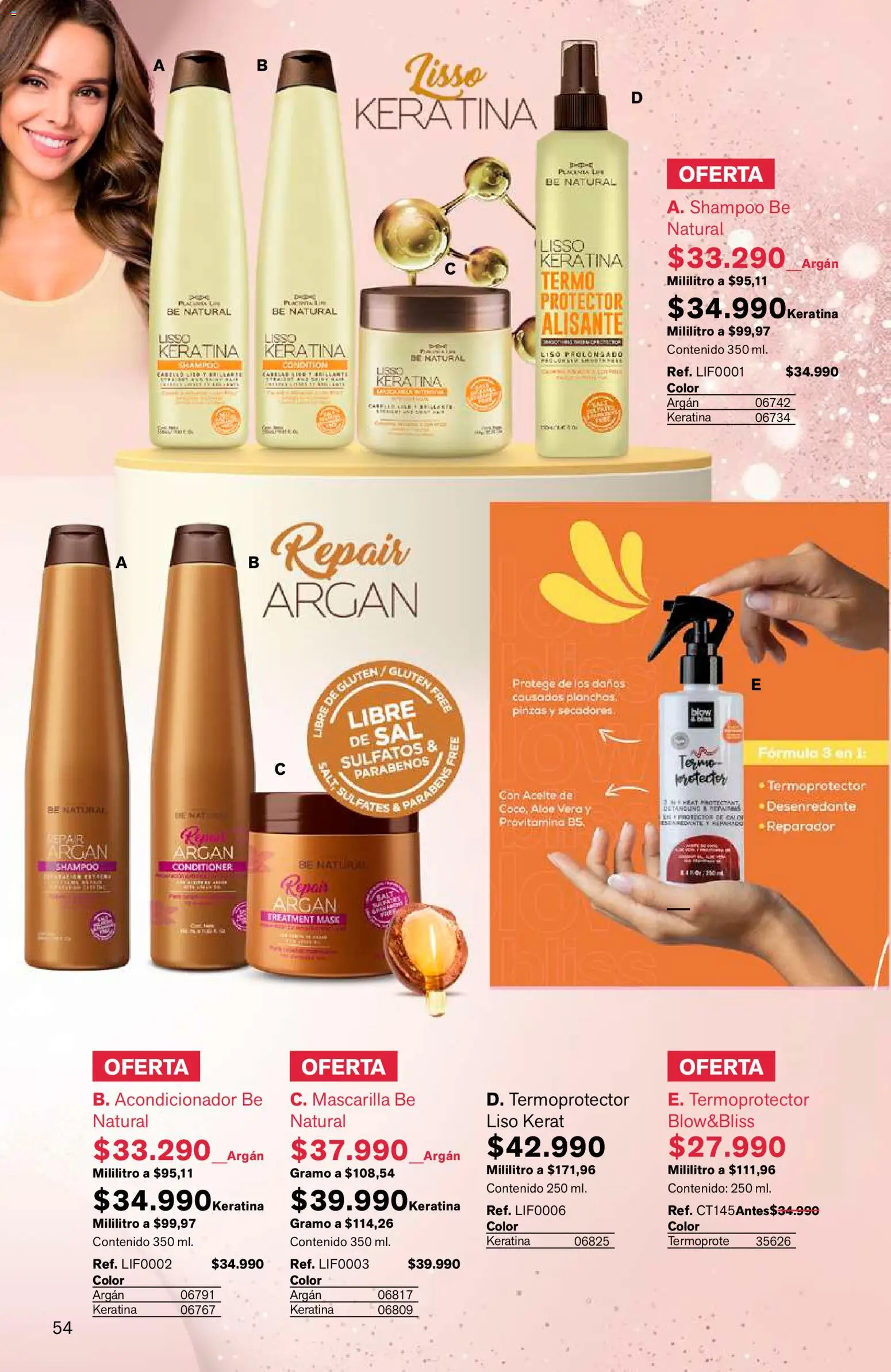 Leonisa revista - valida desde el 15/07/2026 | Página: 54 | Productos: Sal, Shampoo, Termo, Aceite
