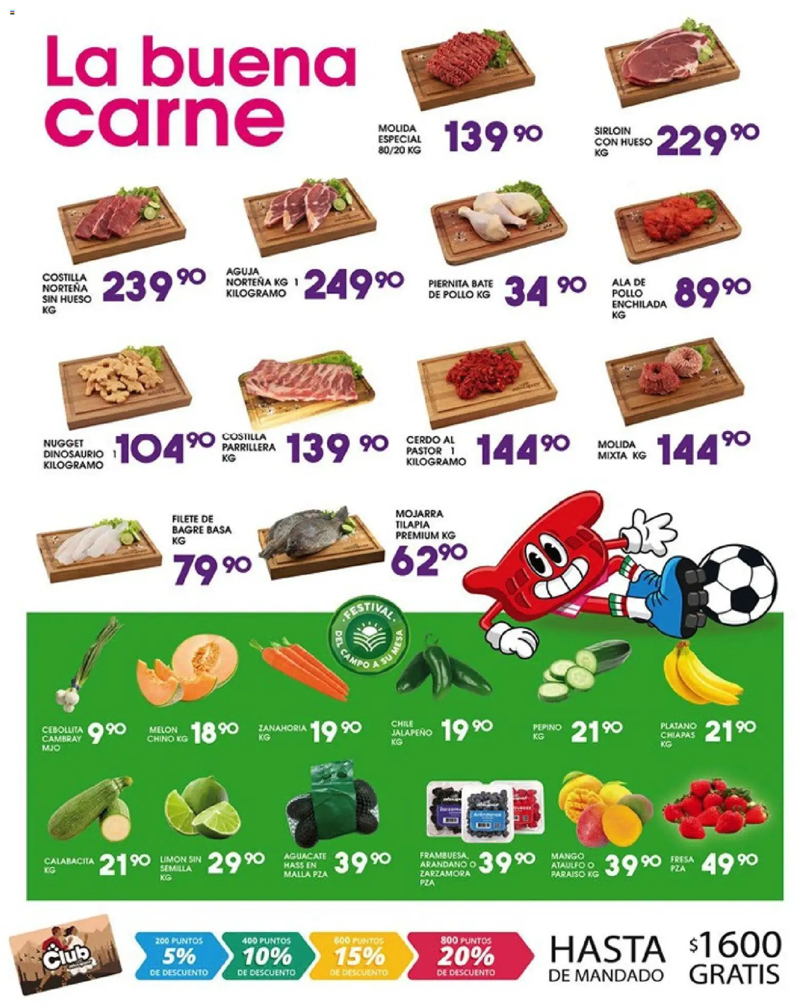 Nuevas ofertas de Alsuper válidas en toda la República Mexicana desde el 12.06.2026. ¡Encuentra las mejores ofertas en Alsuper folleto Chihuahua-Ciudad! | Página: 2 | Productos: Fresa, Cerdo, Malla, Zanahoria