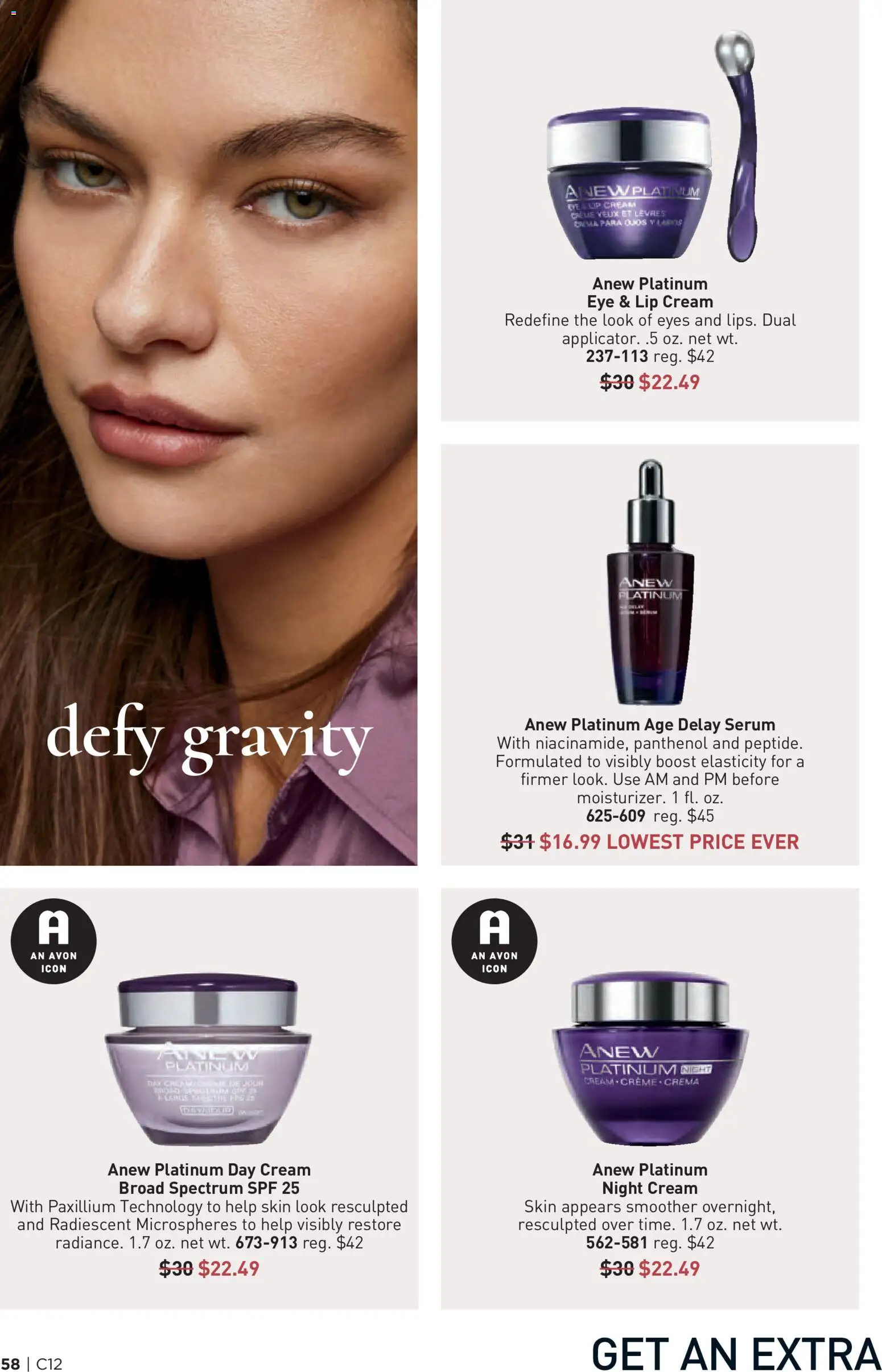 Avon Brochure - valid from 03.06.2026 | Page: 58 | Products: Night Cream, Cream