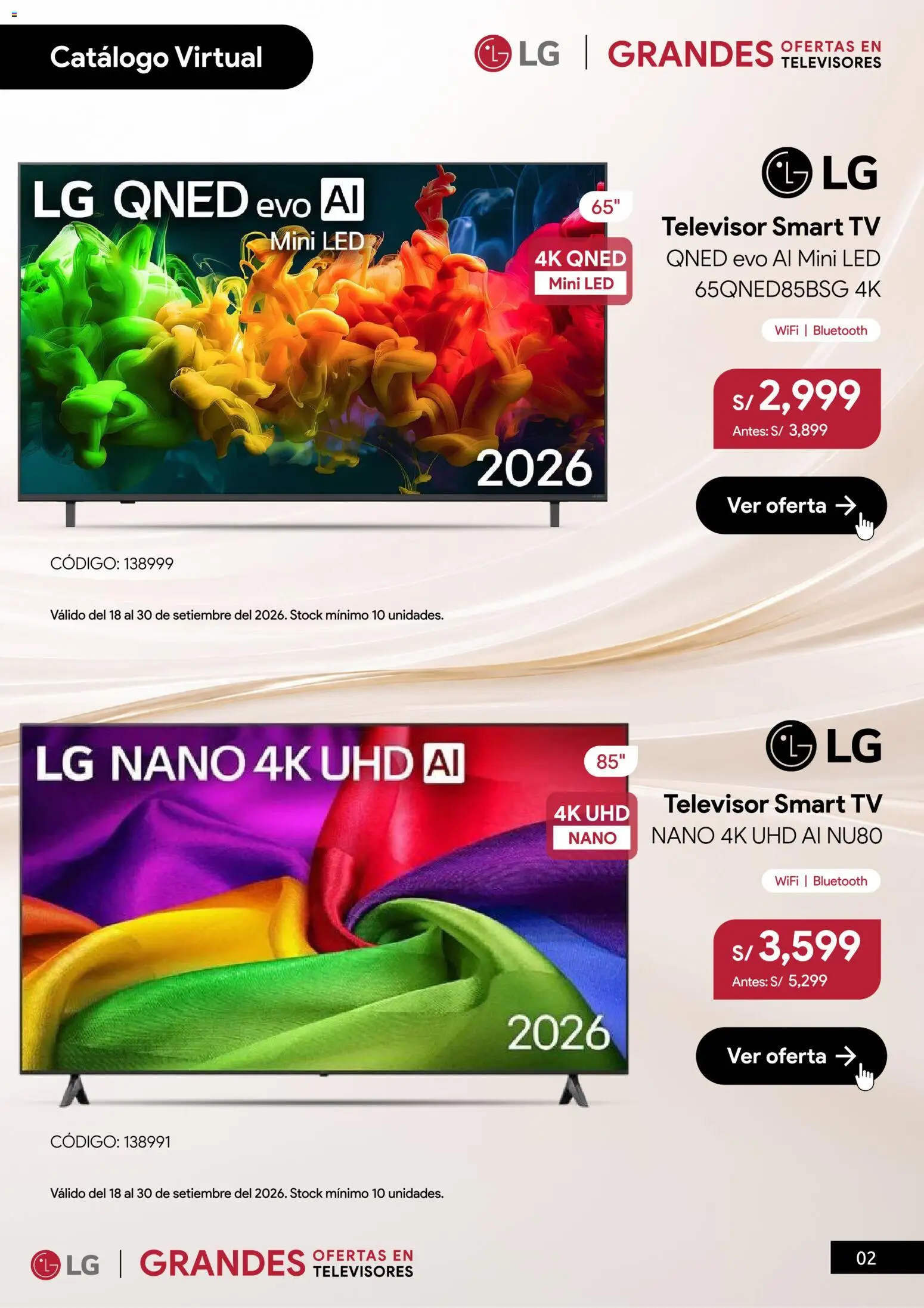 Catálogo Hiraoka válido desde 18/09/2026 | Página: 3 | Productos: Televisor
