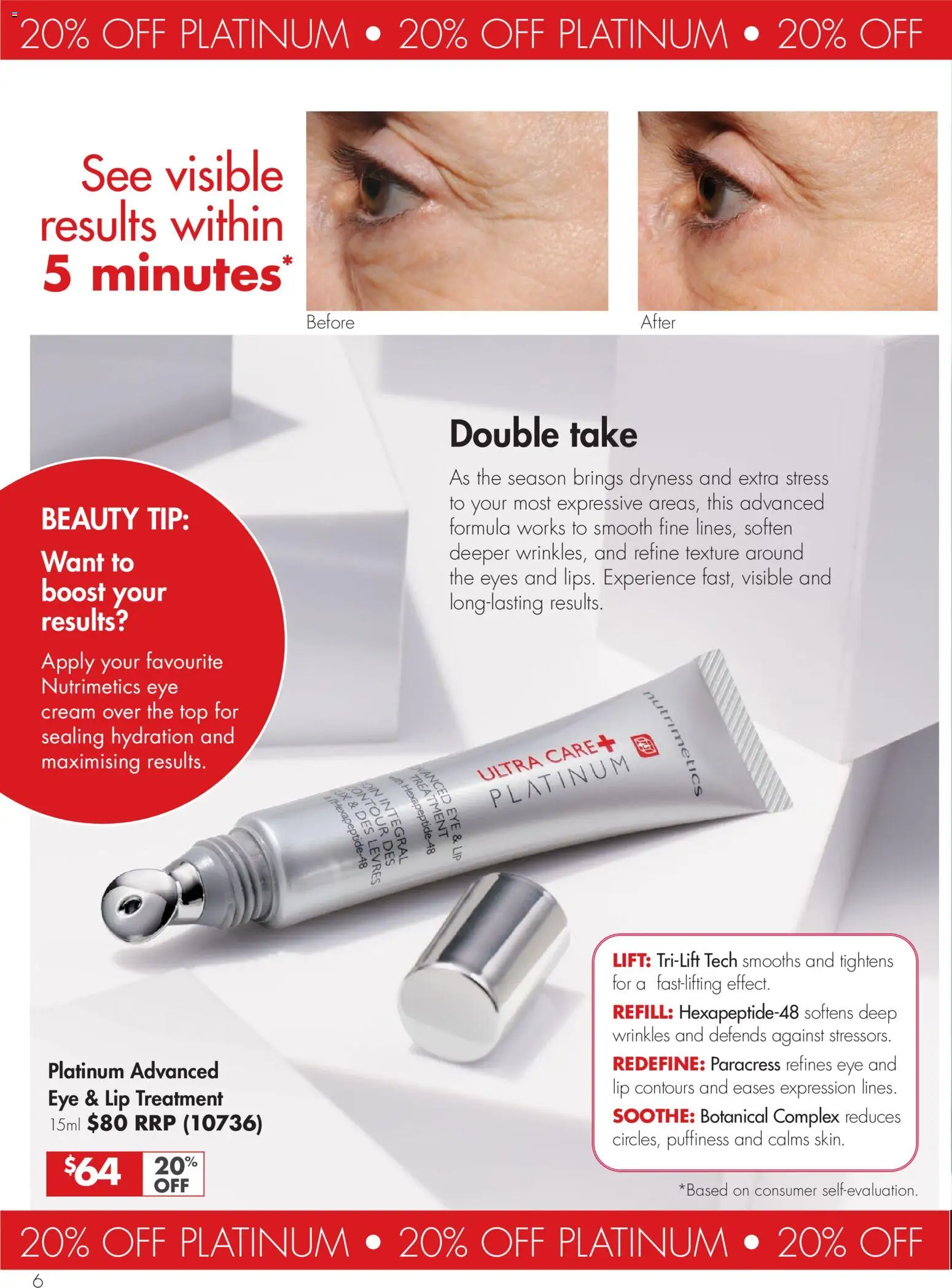 Nutrimetics catalogue - valid from 26.05.2026 | Page: 6 | Products: Cream, Contour, Dryness, Treatment