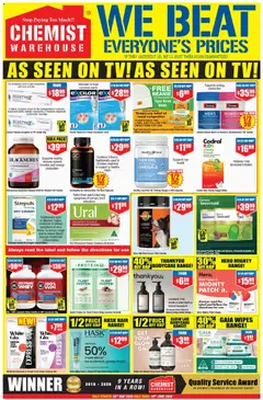 Preview of Chemist Warehouse catalogue - valid from 28.05.2026 | Page: 3 | Products: Cloth, Cream, Fish oil, Treatment