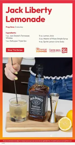 Preview of Stater Bros weekly ads valid from 06/24/2026 | Page: 8 | Products: Juice, Whiskey, Spices, Lemon