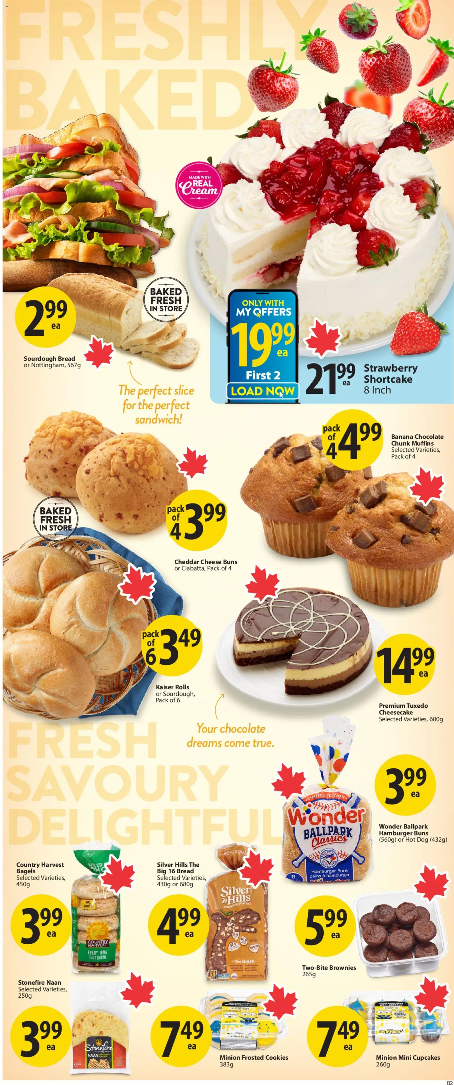 Save on foods flyer valid from 11.06.2026 | Page: 11 | Products: Cookies, Cheese, Bread, Chocolate