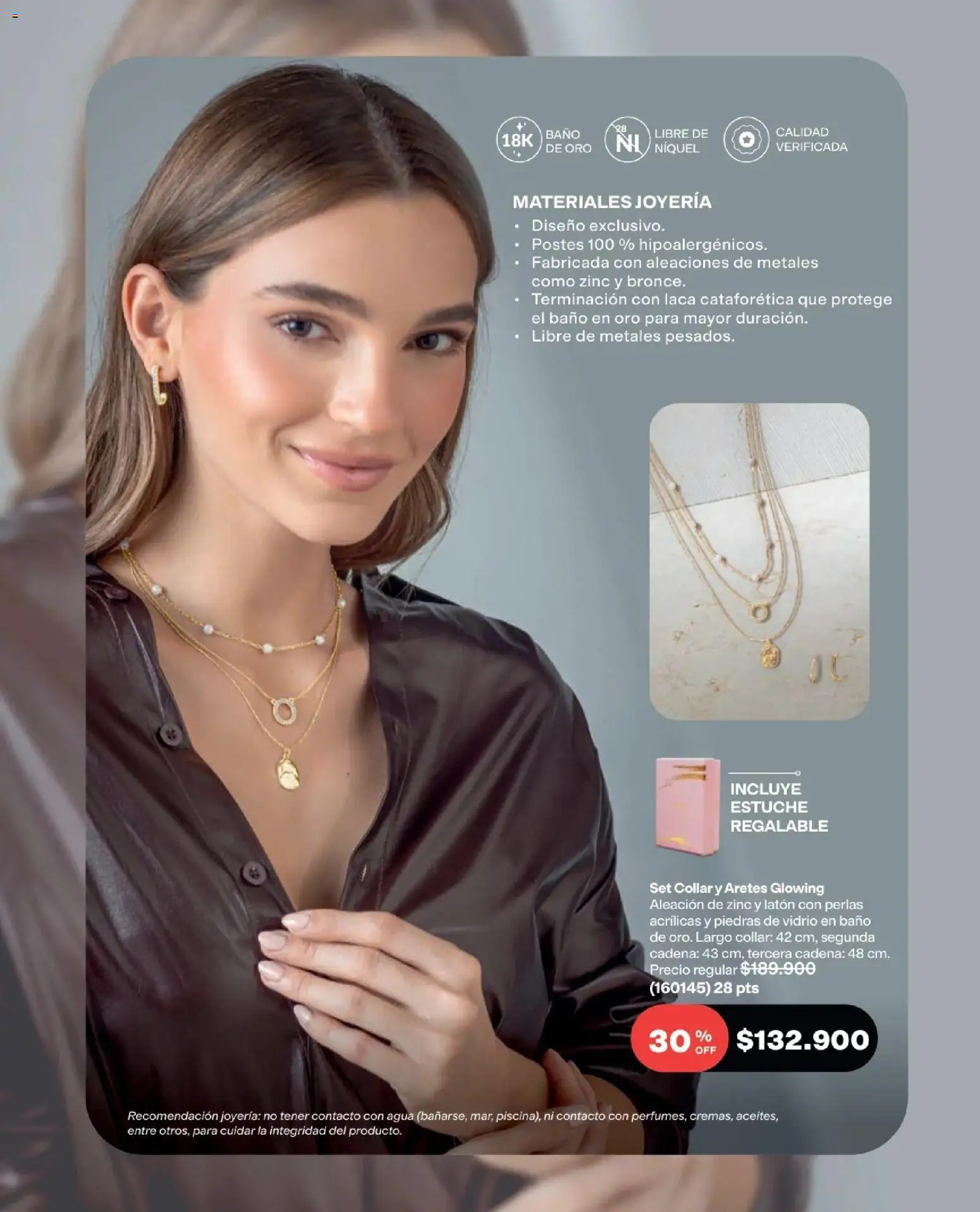 Avon revista - valida desde el 15/07/2026 | Página: 104 | Productos: Estuche, Aretes, Cadena, Baño